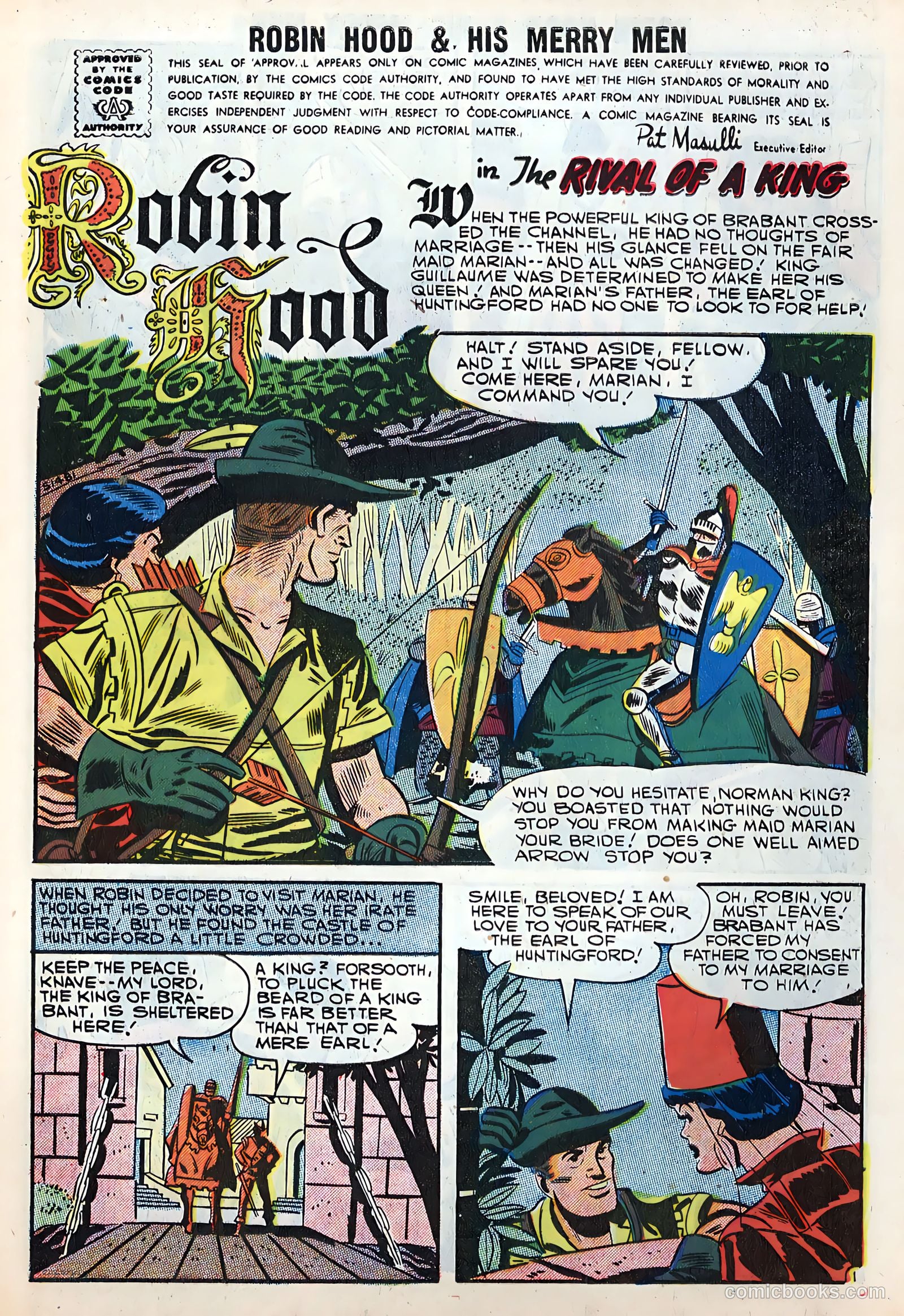 Robin Hood and His Merry Men #35 (1958) — page 3 of 36