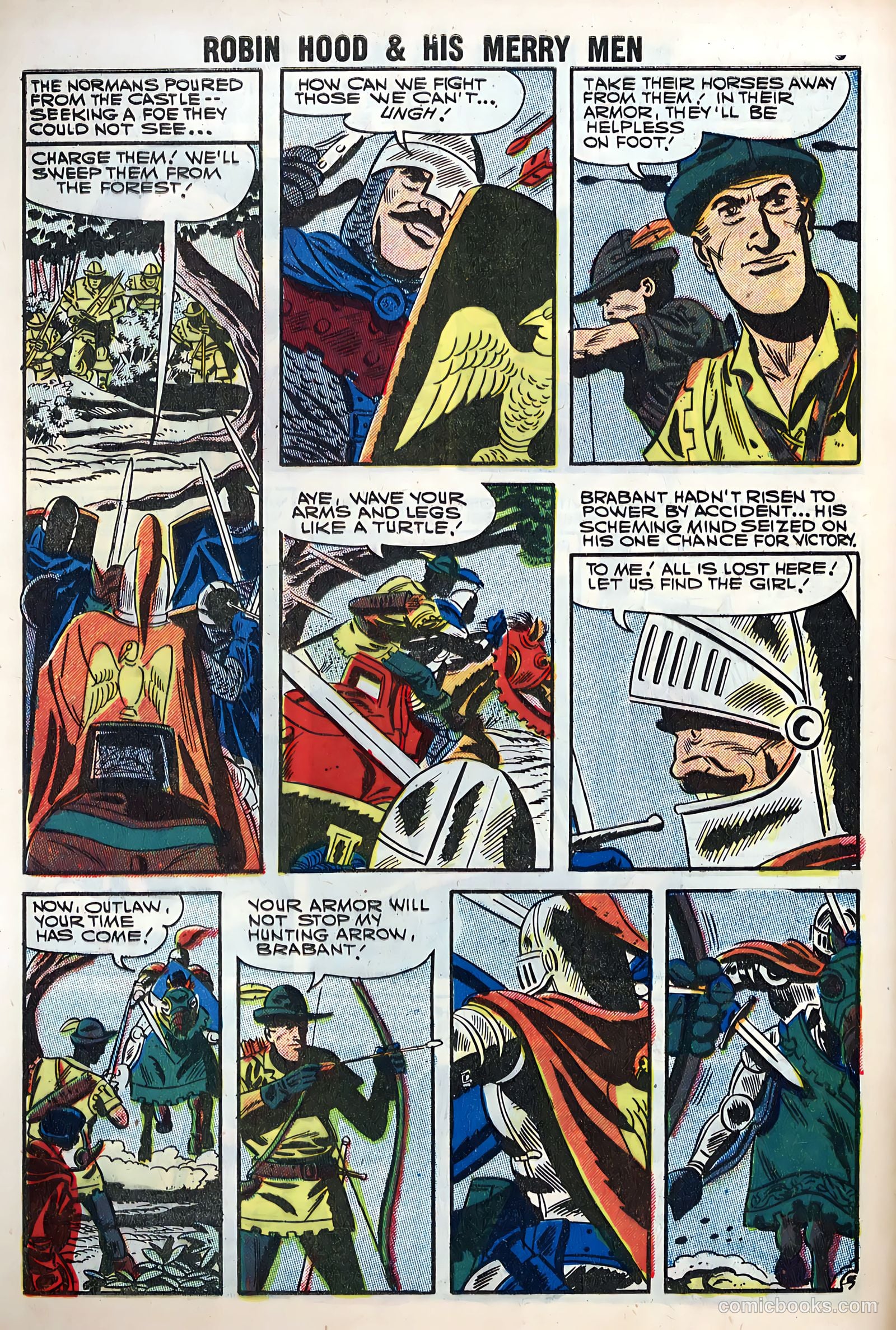 Robin Hood and His Merry Men #35 (1958) — page 8 of 36