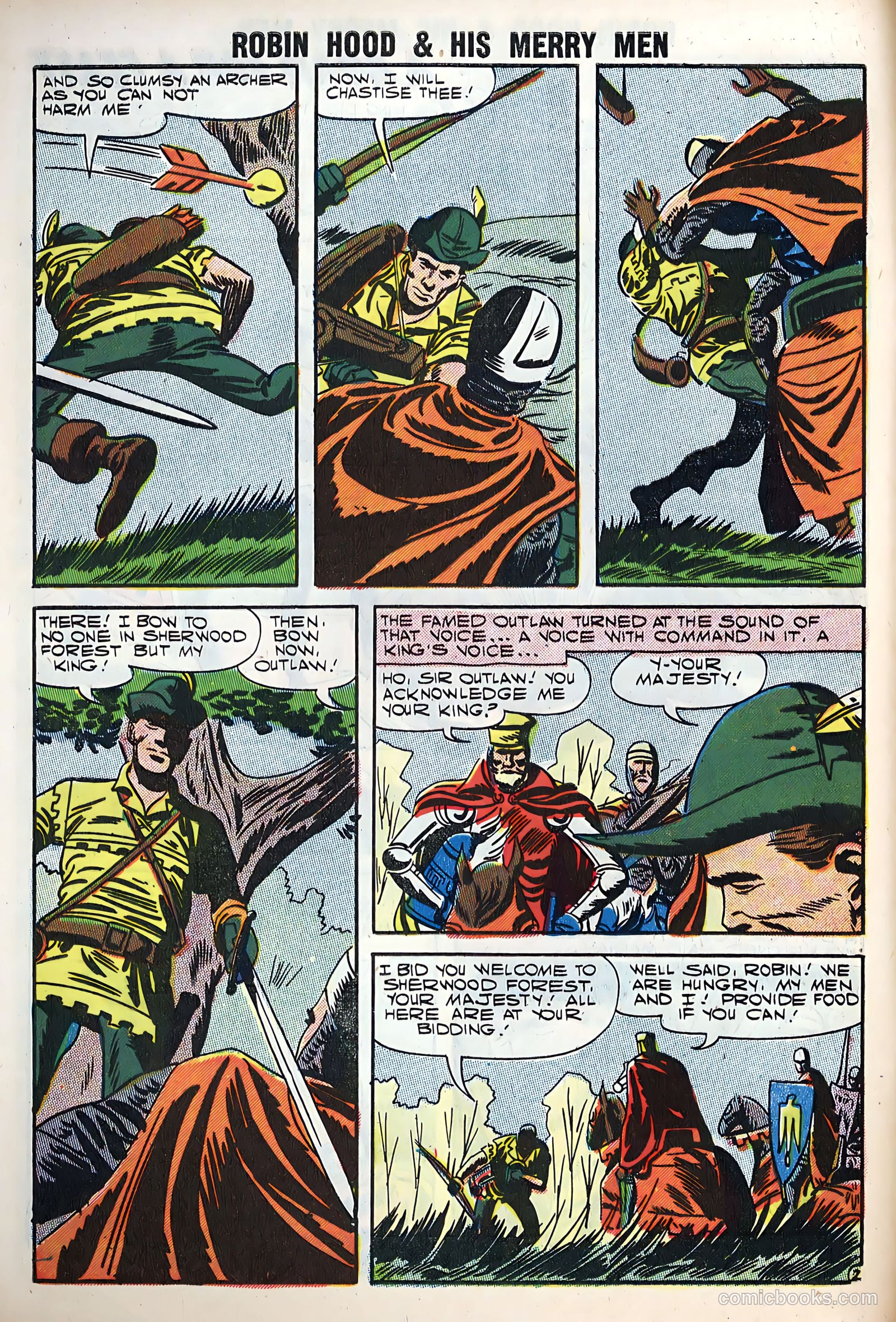 Robin Hood and His Merry Men #35 (1958) — page 30 of 36