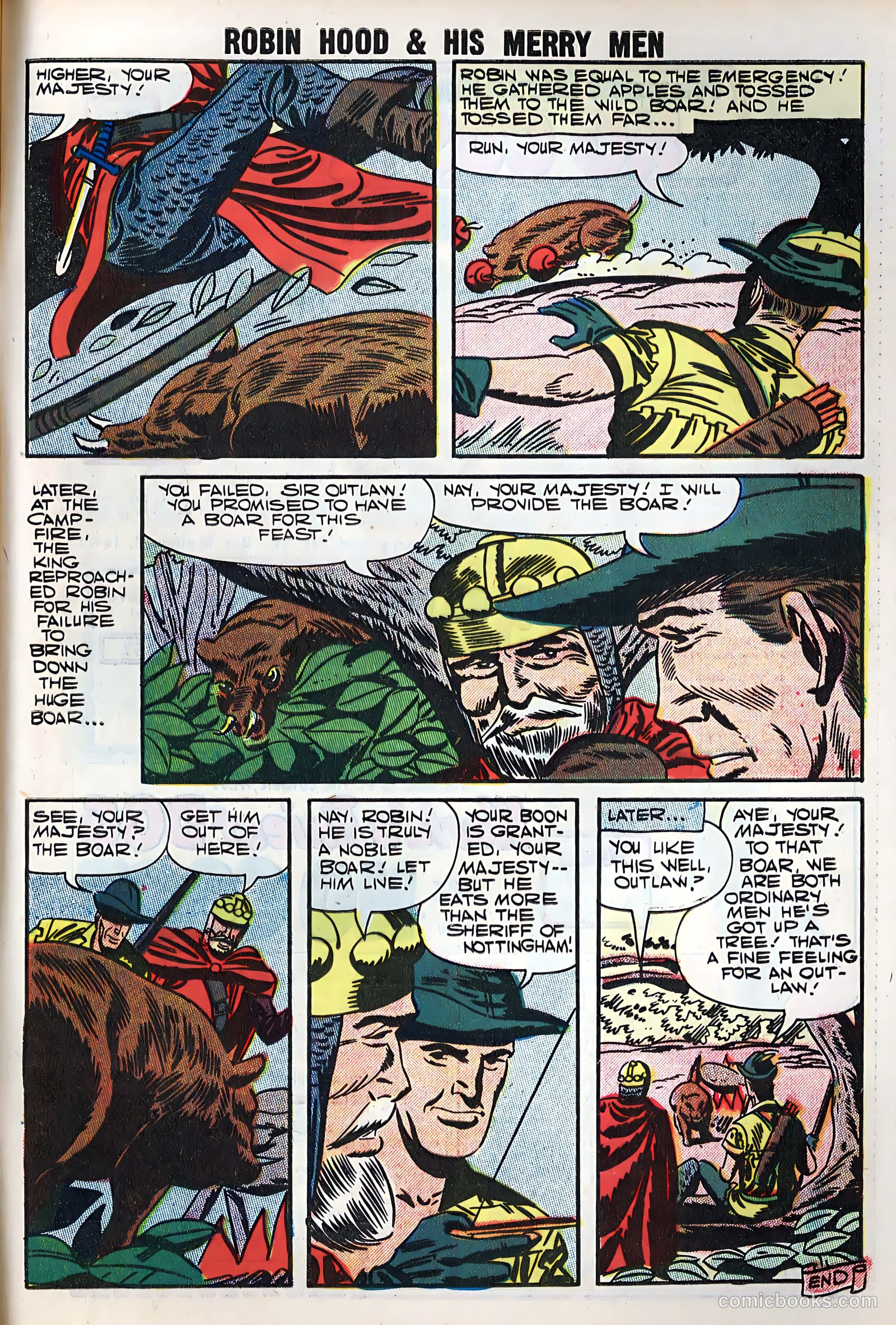 Robin Hood and His Merry Men #35 (1958) — page 33 of 36