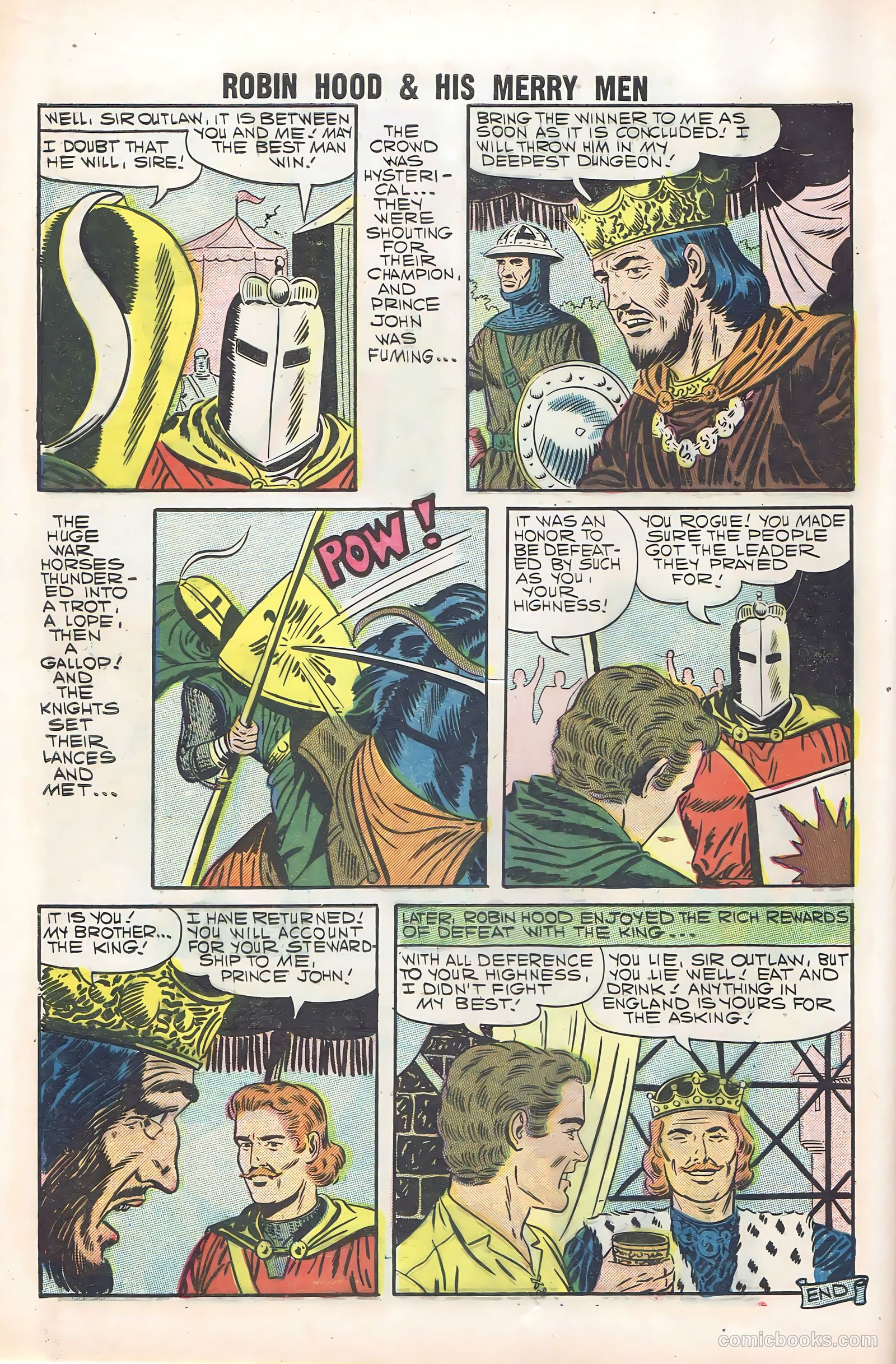 Robin Hood and His Merry Men #36 (1958) — page 8 of 36