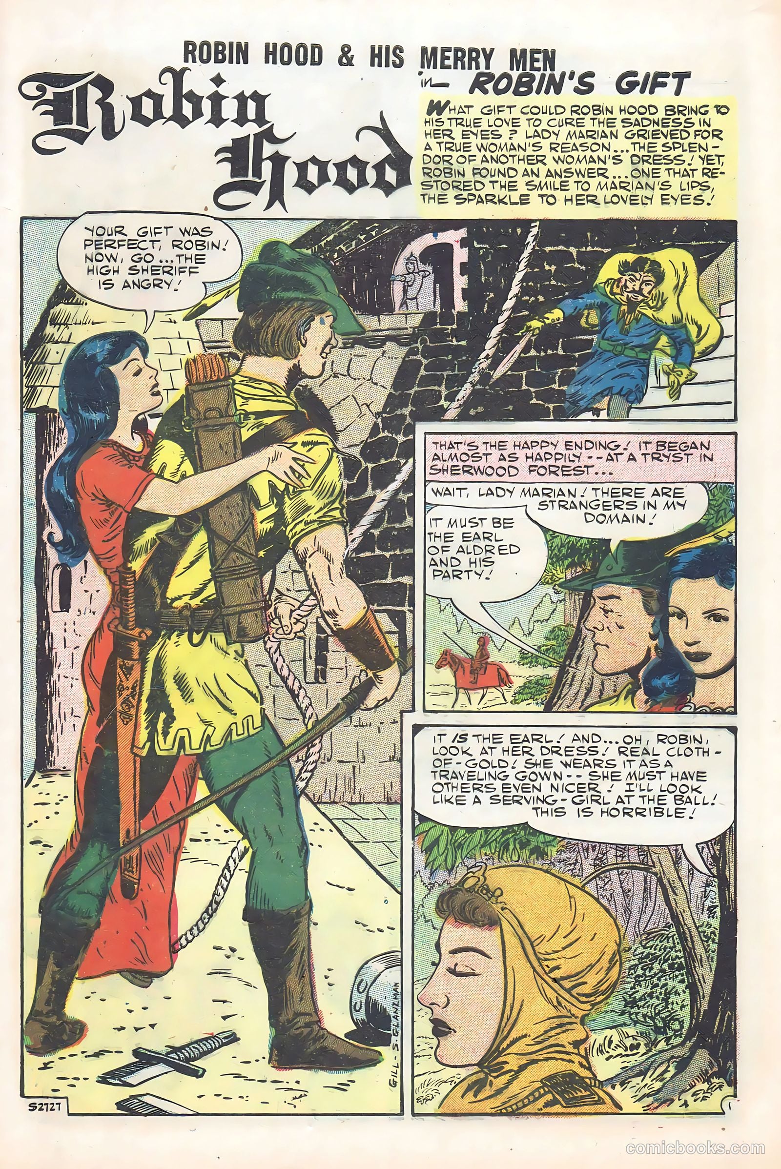 Robin Hood and His Merry Men #36 (1958) — page 9 of 36