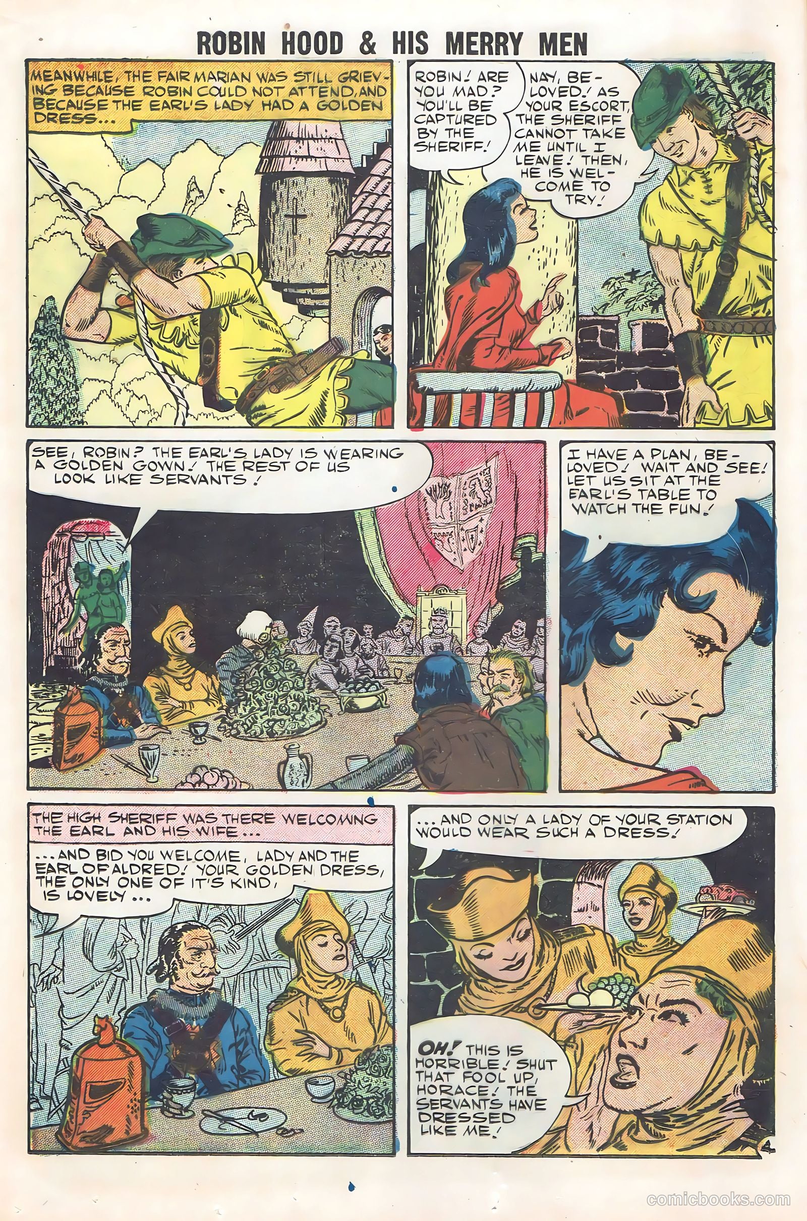 Robin Hood and His Merry Men #36 (1958) — page 12 of 36