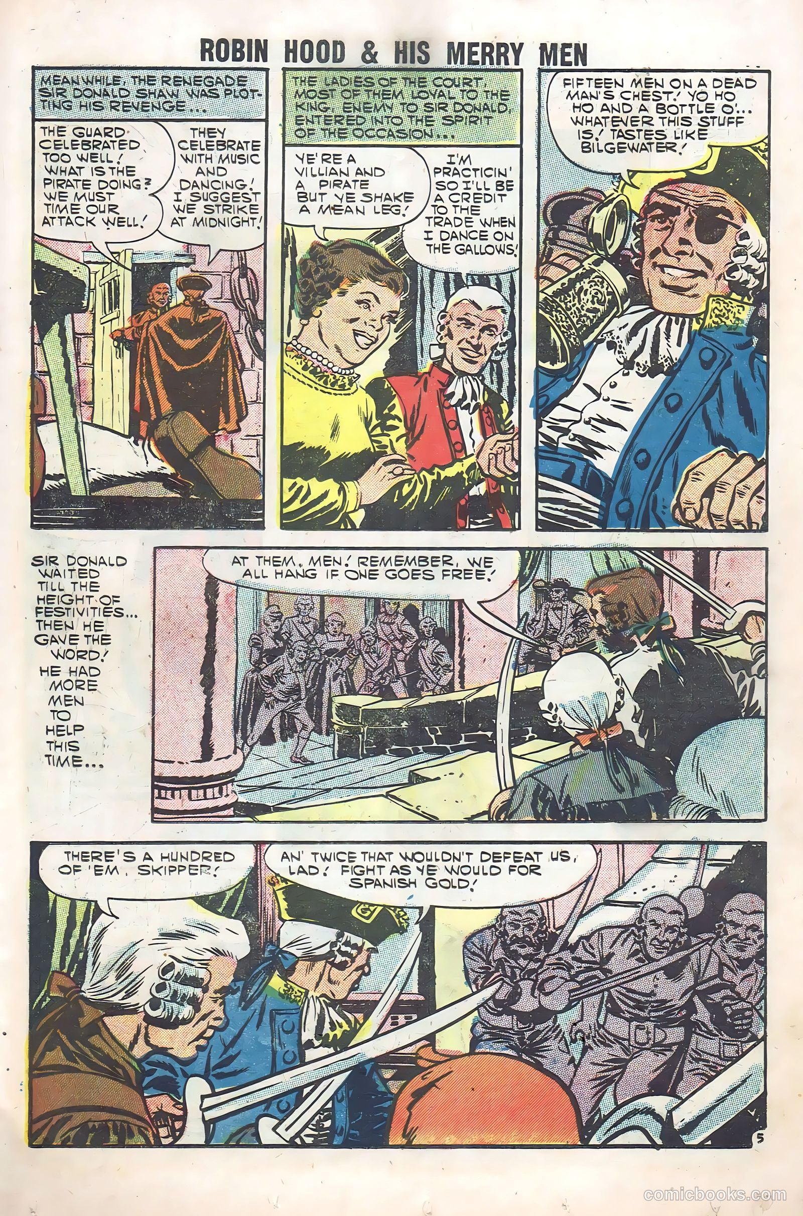 Robin Hood and His Merry Men #36 (1958) — page 19 of 36