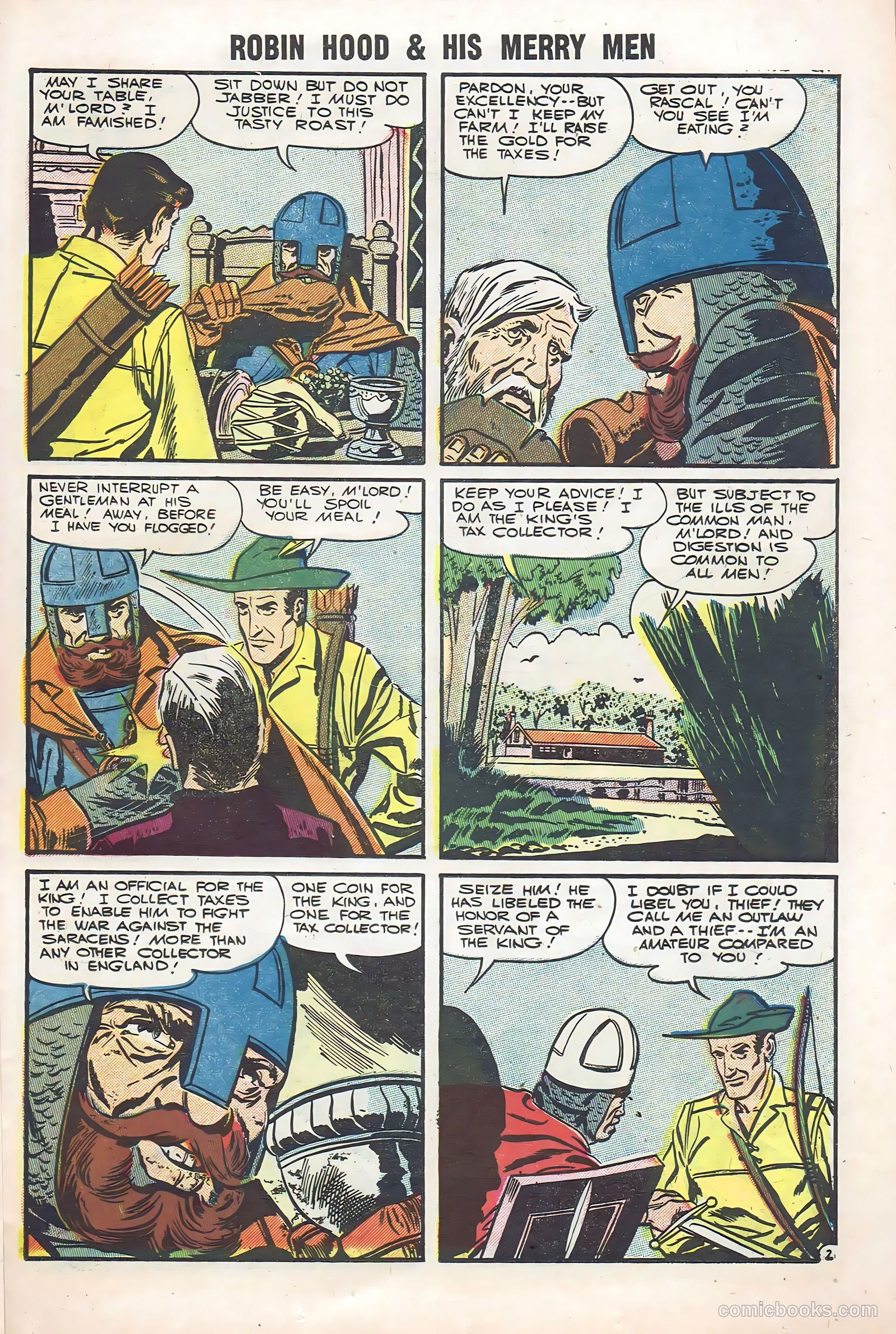 Robin Hood and His Merry Men #36 (1958) — page 23 of 36