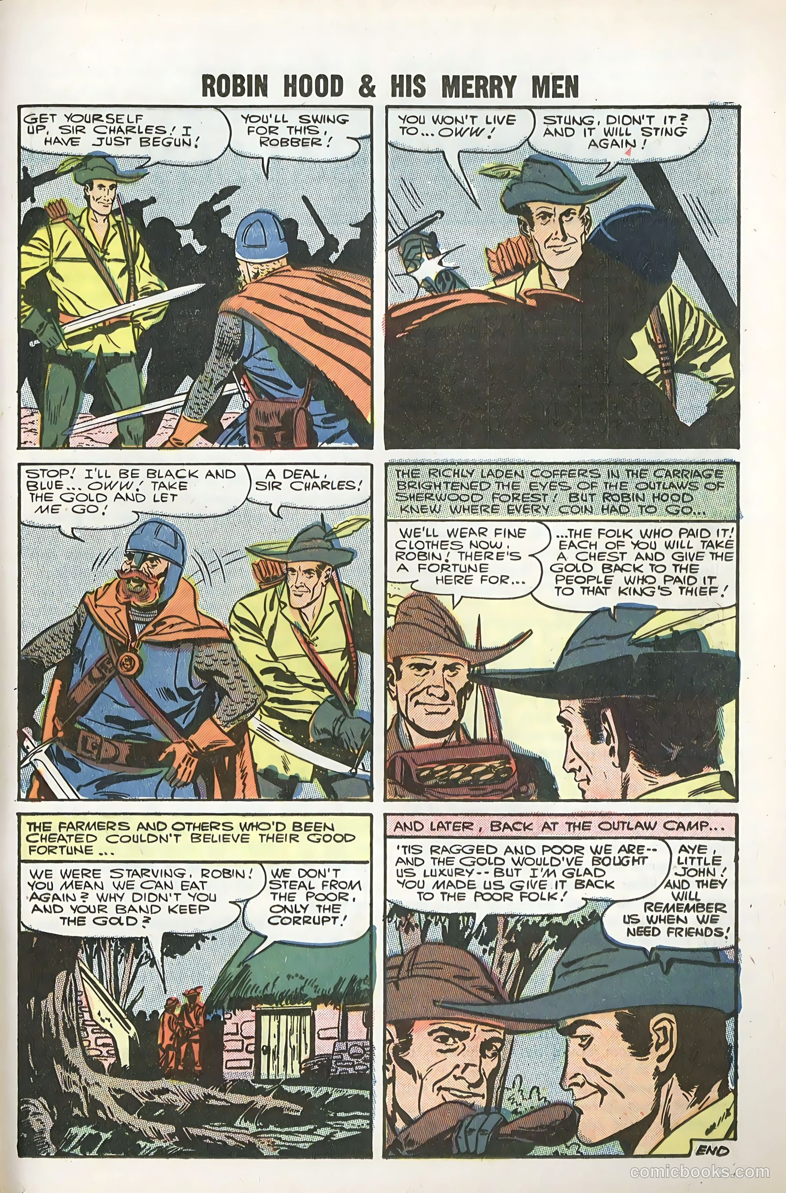 Robin Hood and His Merry Men #36 (1958) — page 25 of 36
