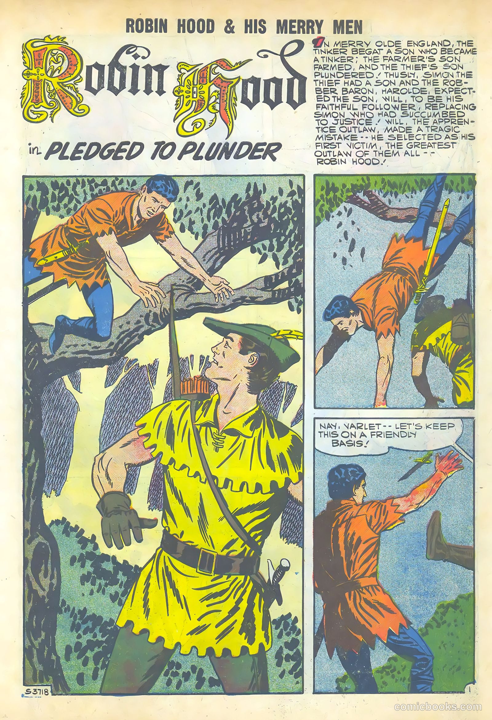 Robin Hood and His Merry Men #37 (1958) — page 3 of 36