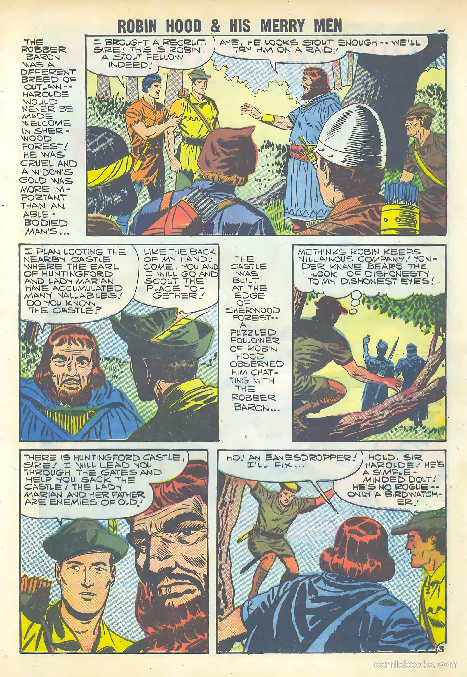 Robin Hood and His Merry Men #37 (1958) — page 5 of 36