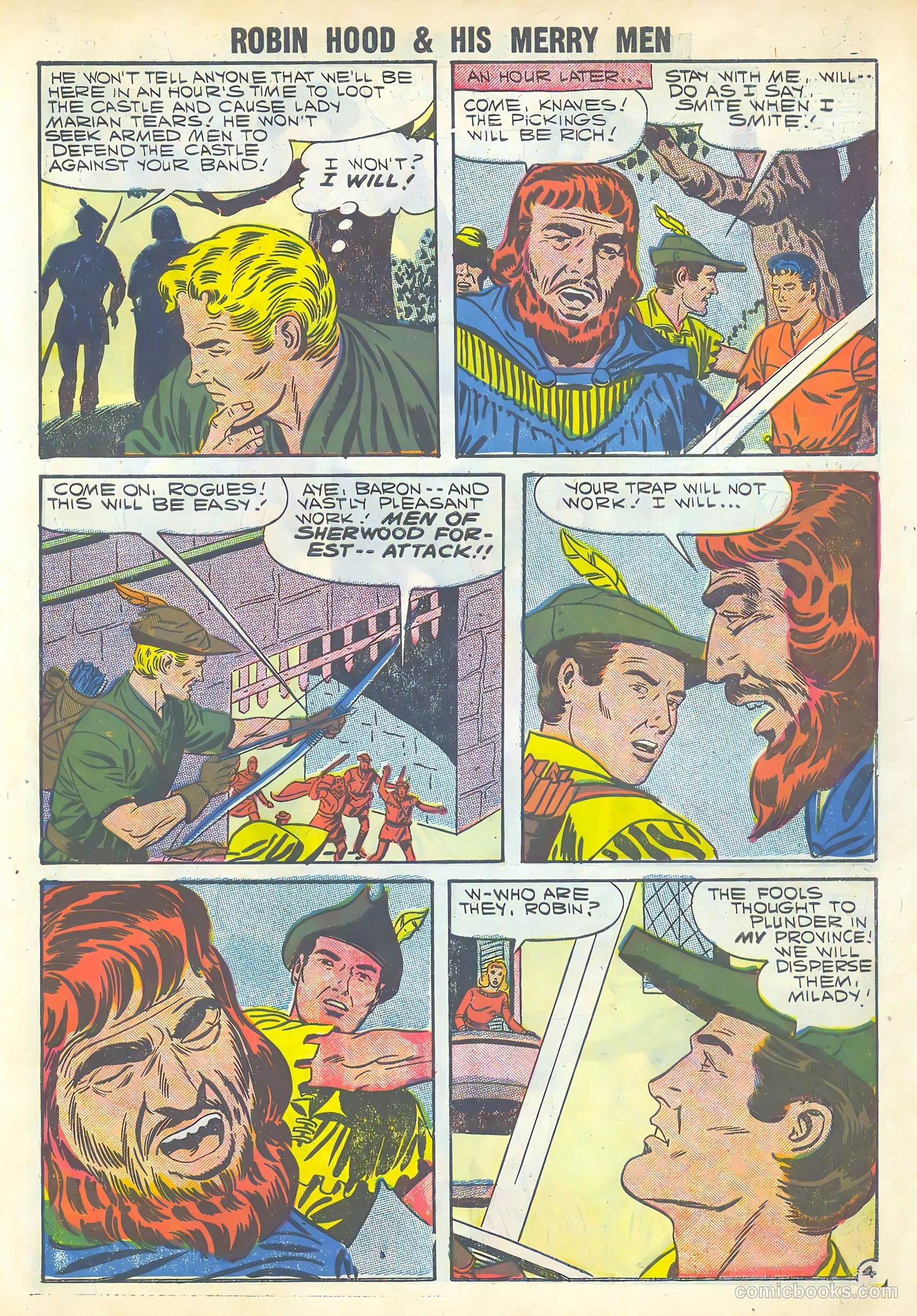 Robin Hood and His Merry Men #37 (1958) — page 7 of 36