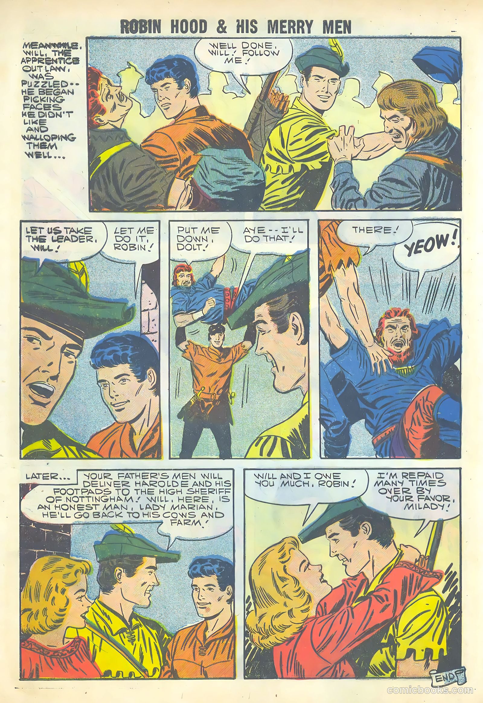 Robin Hood and His Merry Men #37 (1958) — page 8 of 36