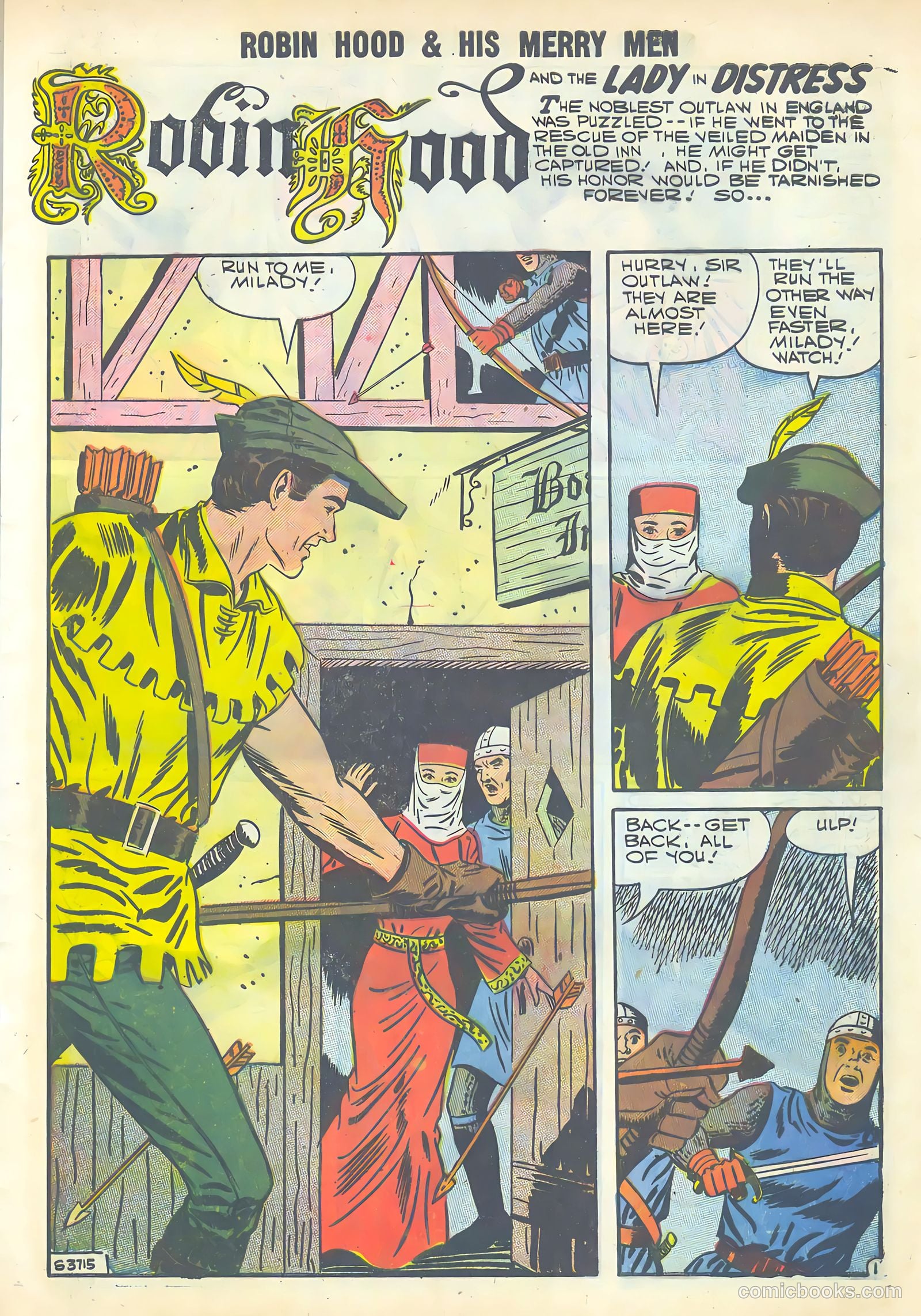 Robin Hood and His Merry Men #37 (1958) — page 9 of 36