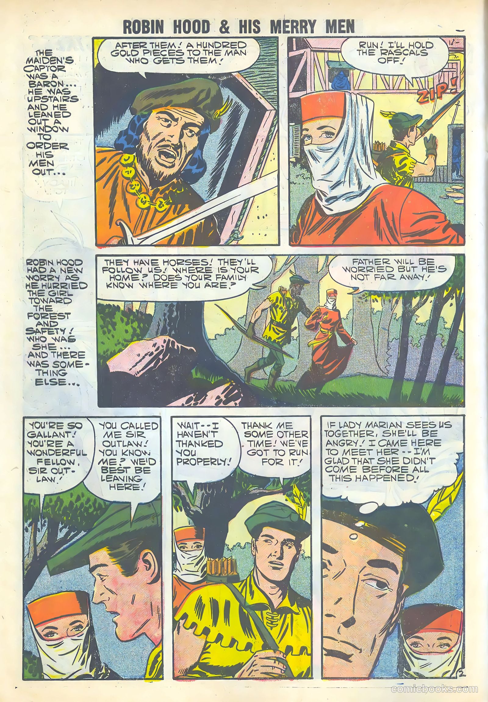 Robin Hood and His Merry Men #37 (1958) — page 10 of 36