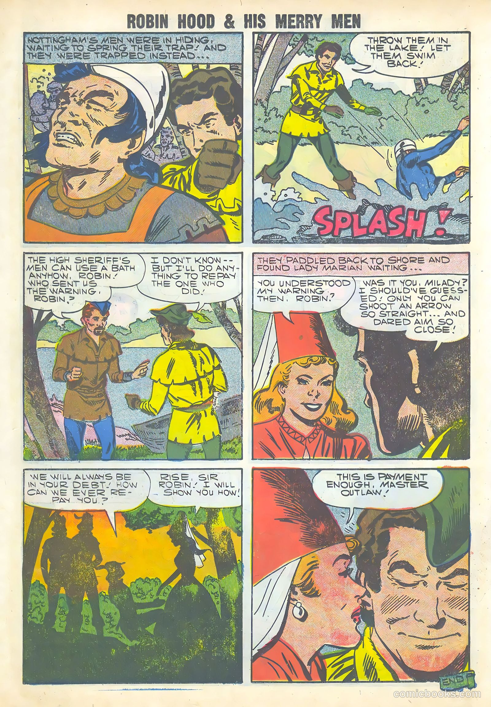 Robin Hood and His Merry Men #37 (1958) — page 18 of 36