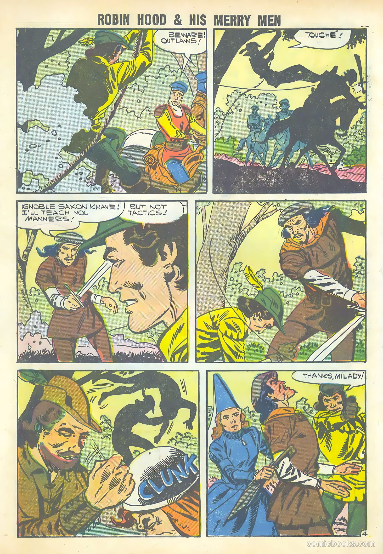 Robin Hood and His Merry Men #37 (1958) — page 32 of 36