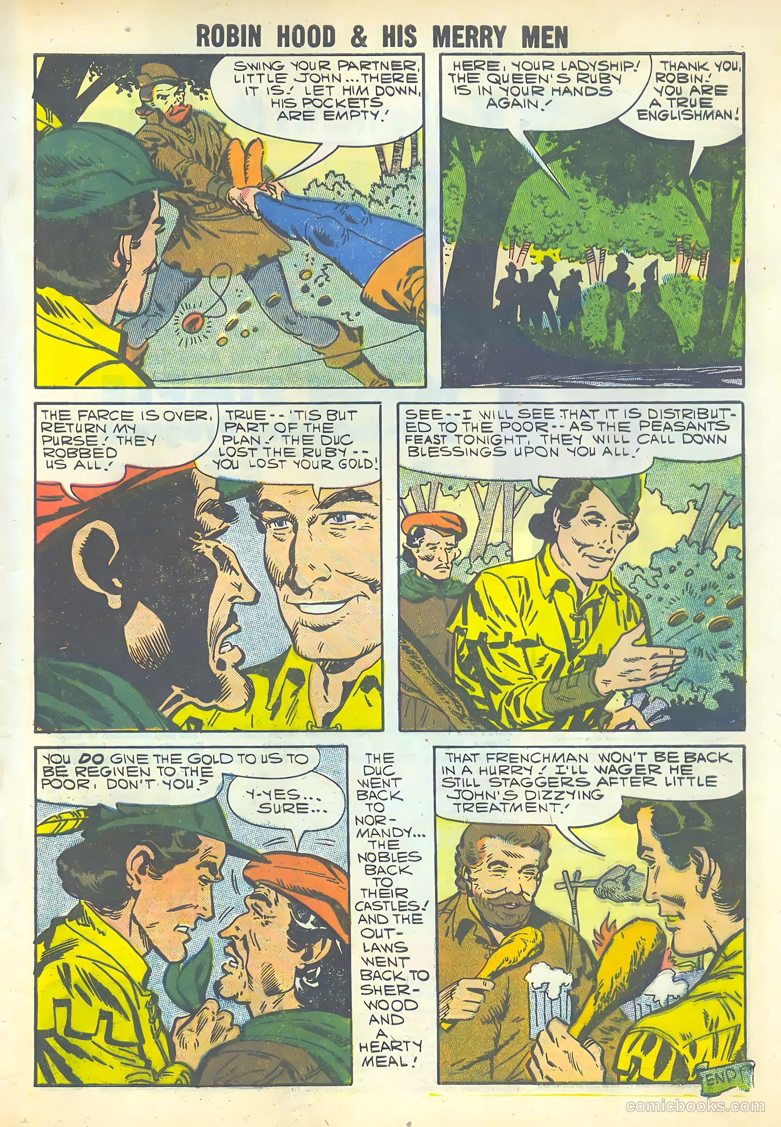 Robin Hood and His Merry Men #37 (1958) — page 33 of 36
