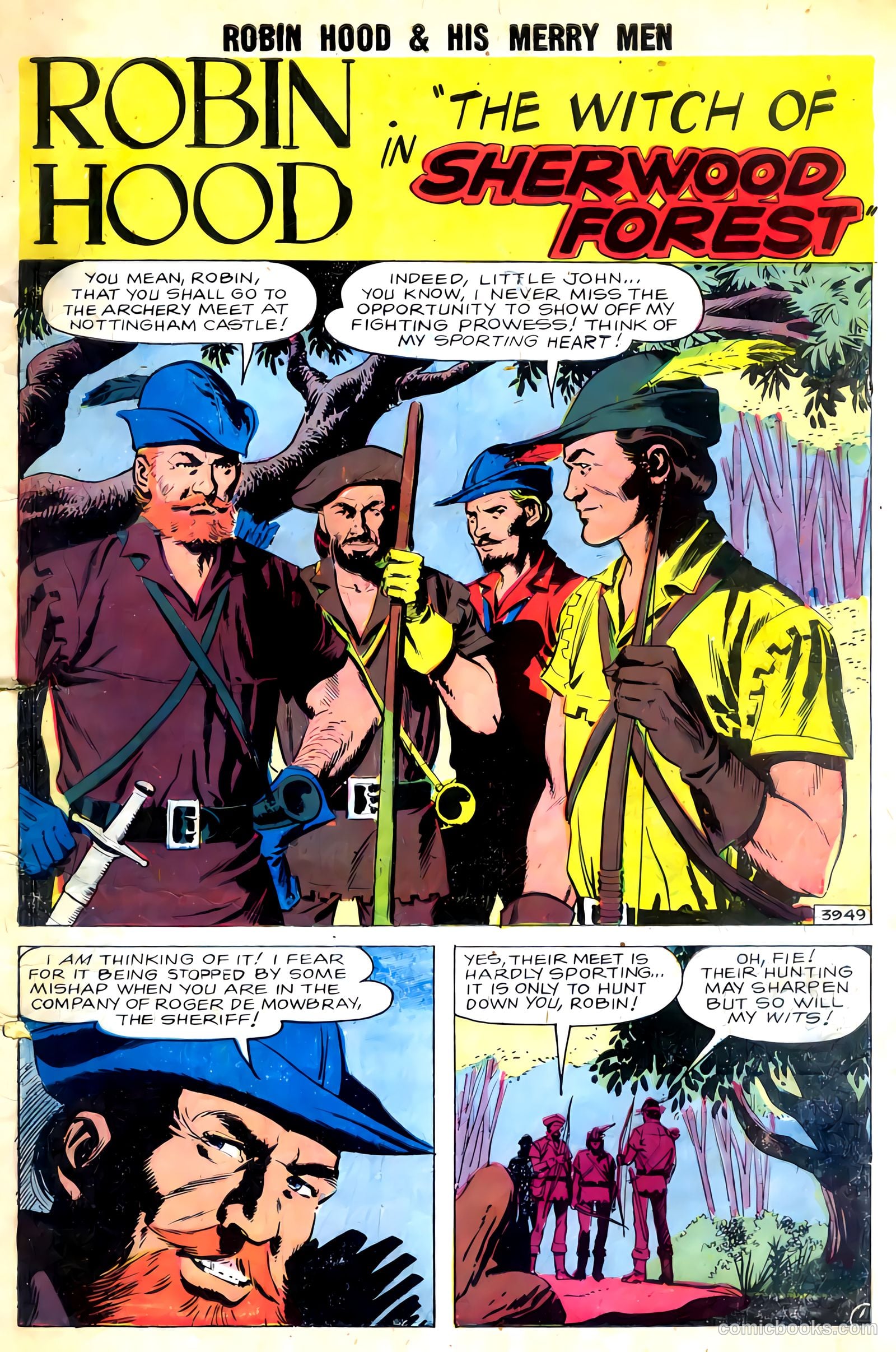 Robin Hood and His Merry Men #38 (1958) — page 3 of 36