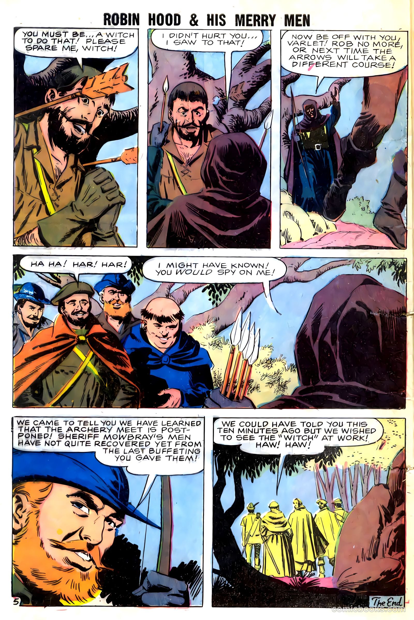 Robin Hood and His Merry Men #38 (1958) — page 8 of 36