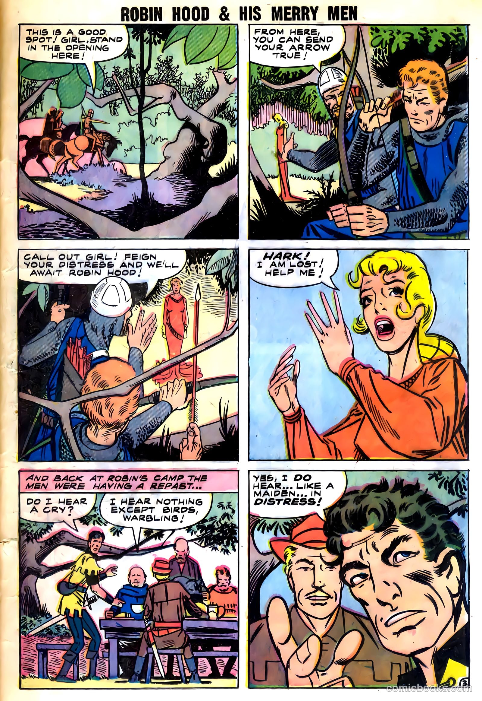 Robin Hood and His Merry Men #38 (1958) — page 17 of 36