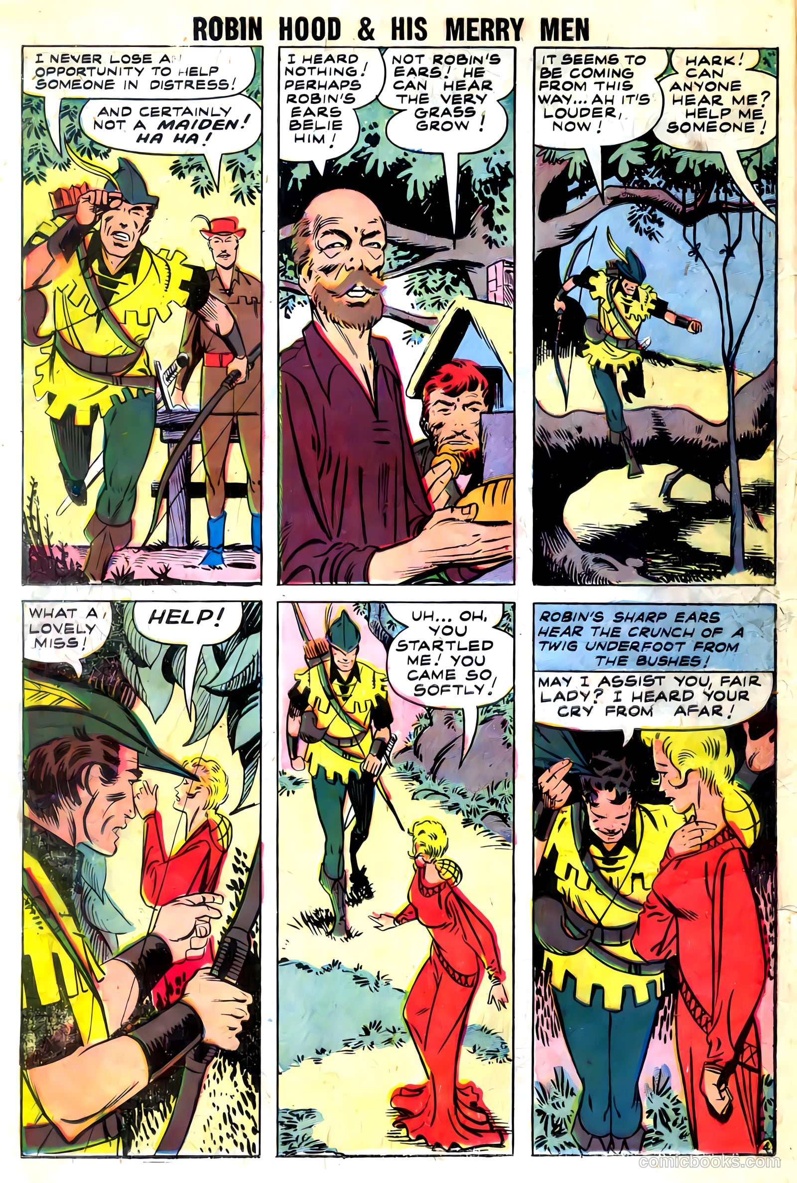 Robin Hood and His Merry Men #38 (1958) — page 18 of 36