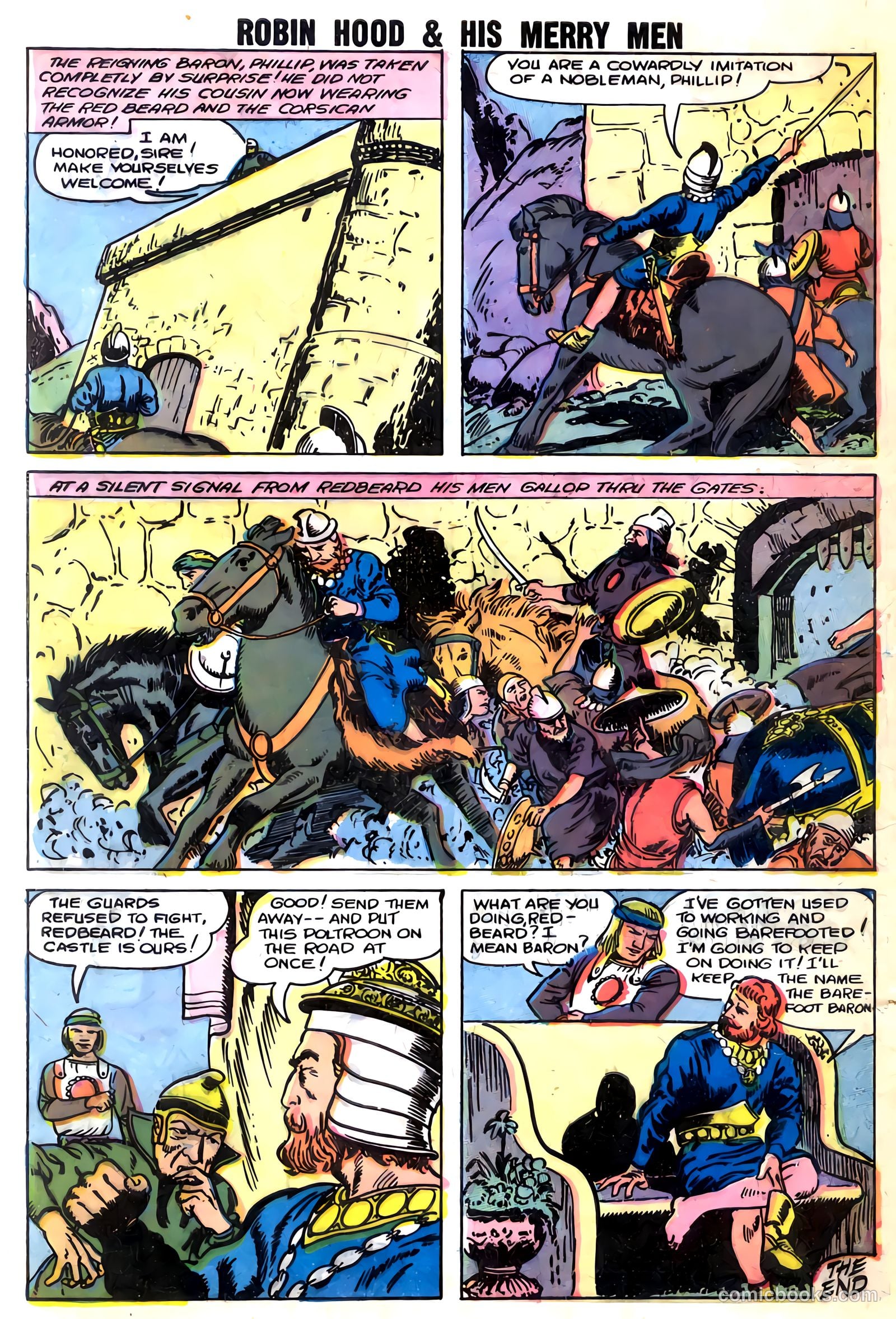Robin Hood and His Merry Men #38 (1958) — page 28 of 36