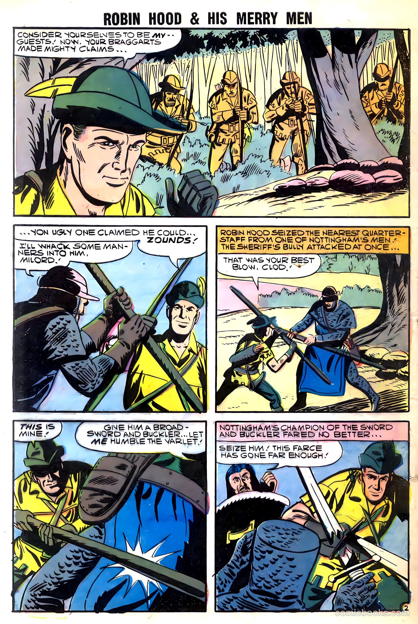 Robin Hood and His Merry Men #38 (1958) — page 32 of 36
