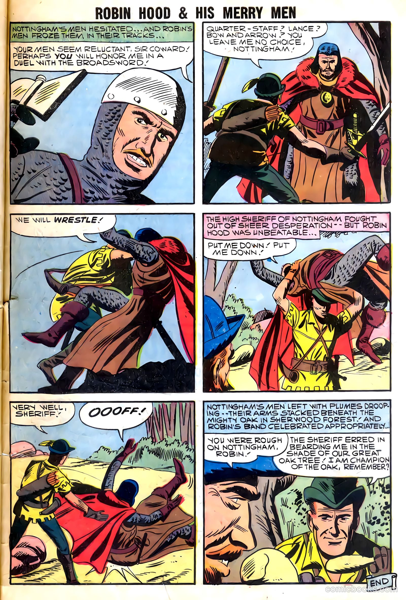 Robin Hood and His Merry Men #38 (1958) — page 33 of 36