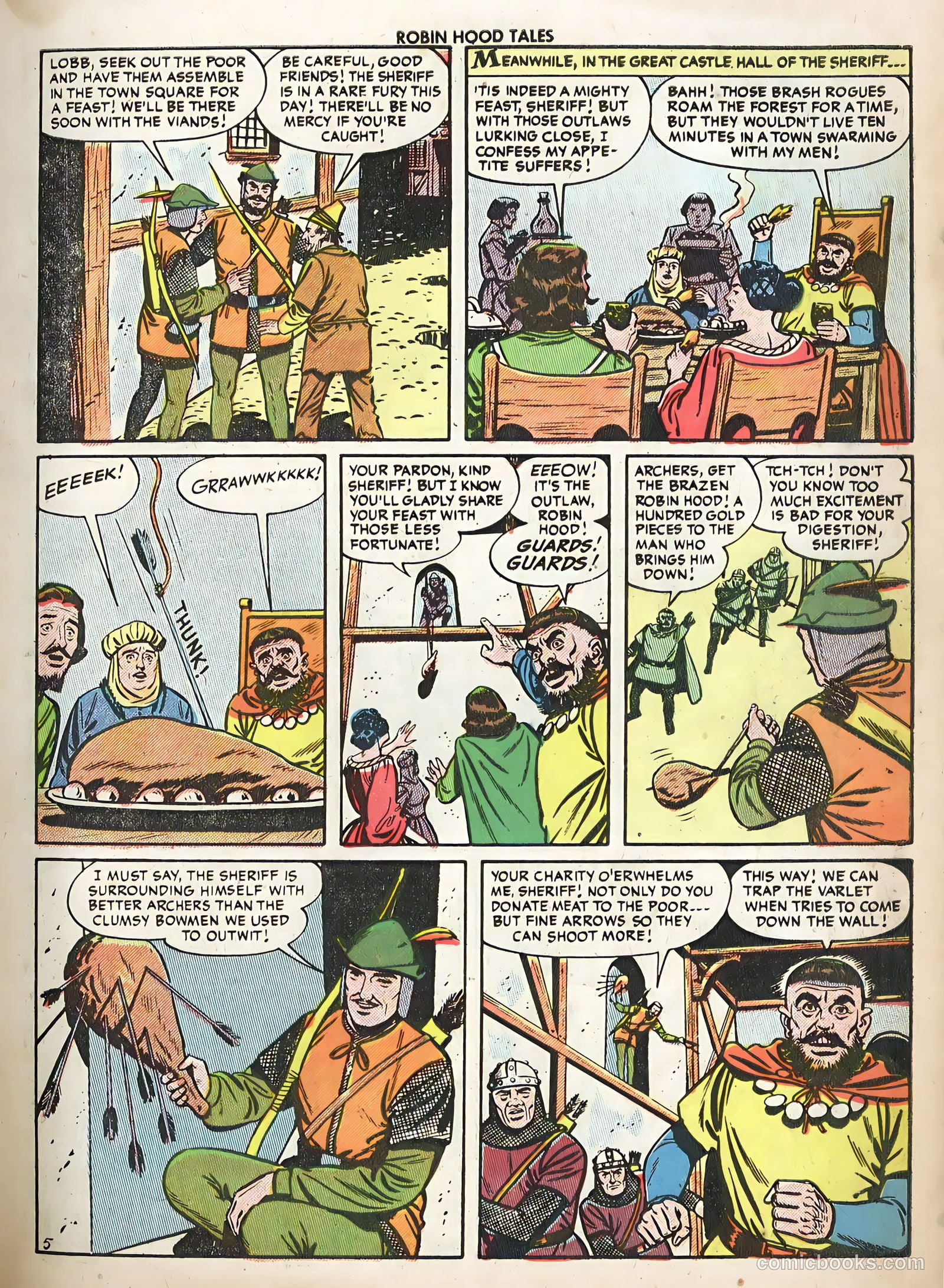 Robin Hood Tales #1 (1956) — page 7 of 36