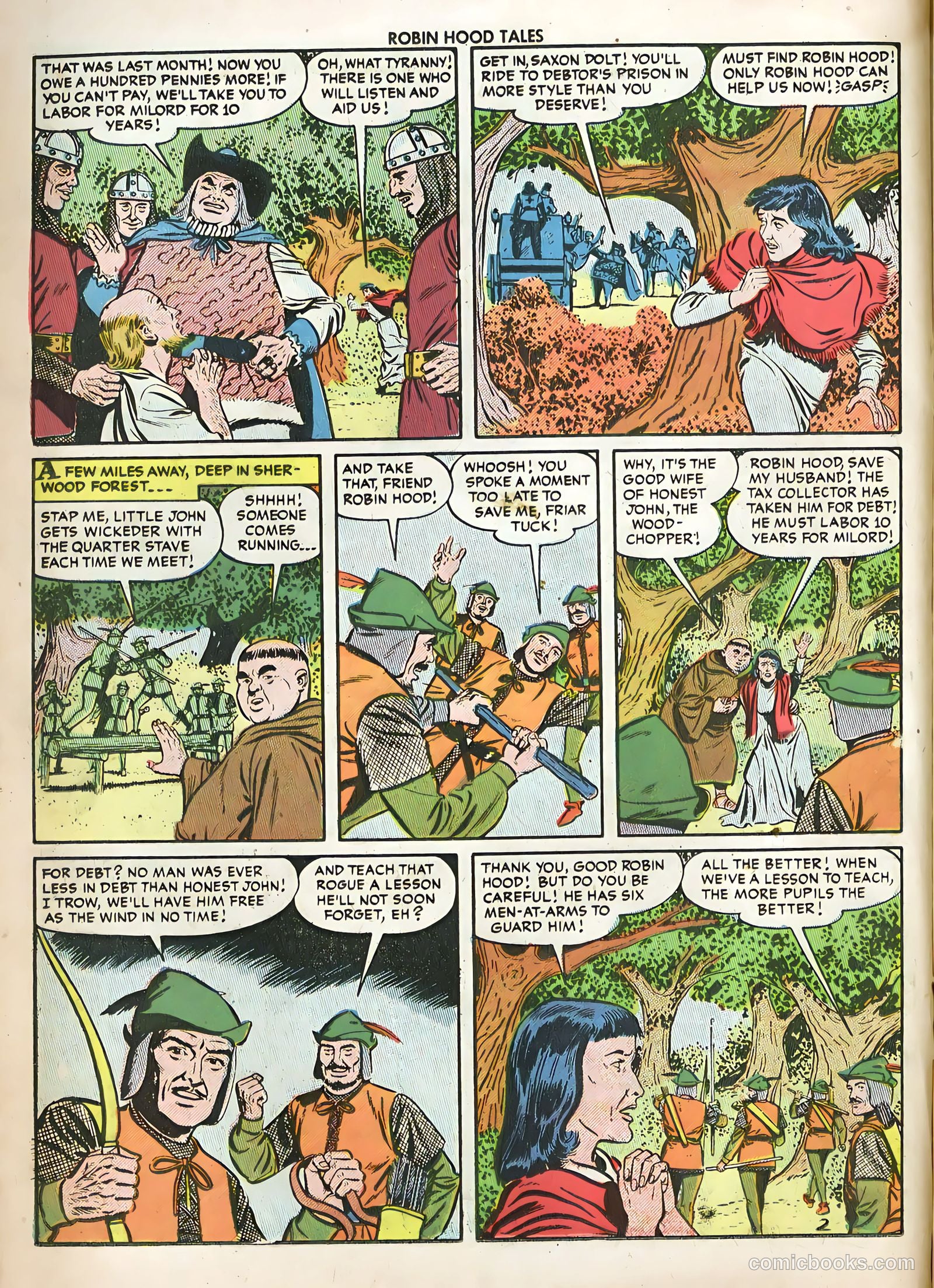 Robin Hood Tales #1 (1956) — page 14 of 36
