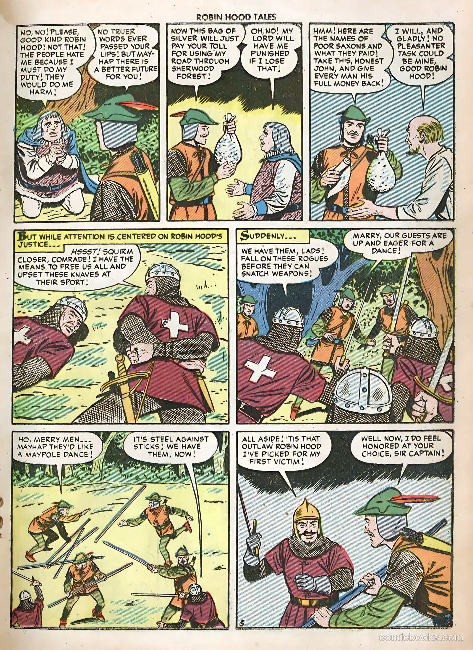Robin Hood Tales #1 (1956) — page 17 of 36