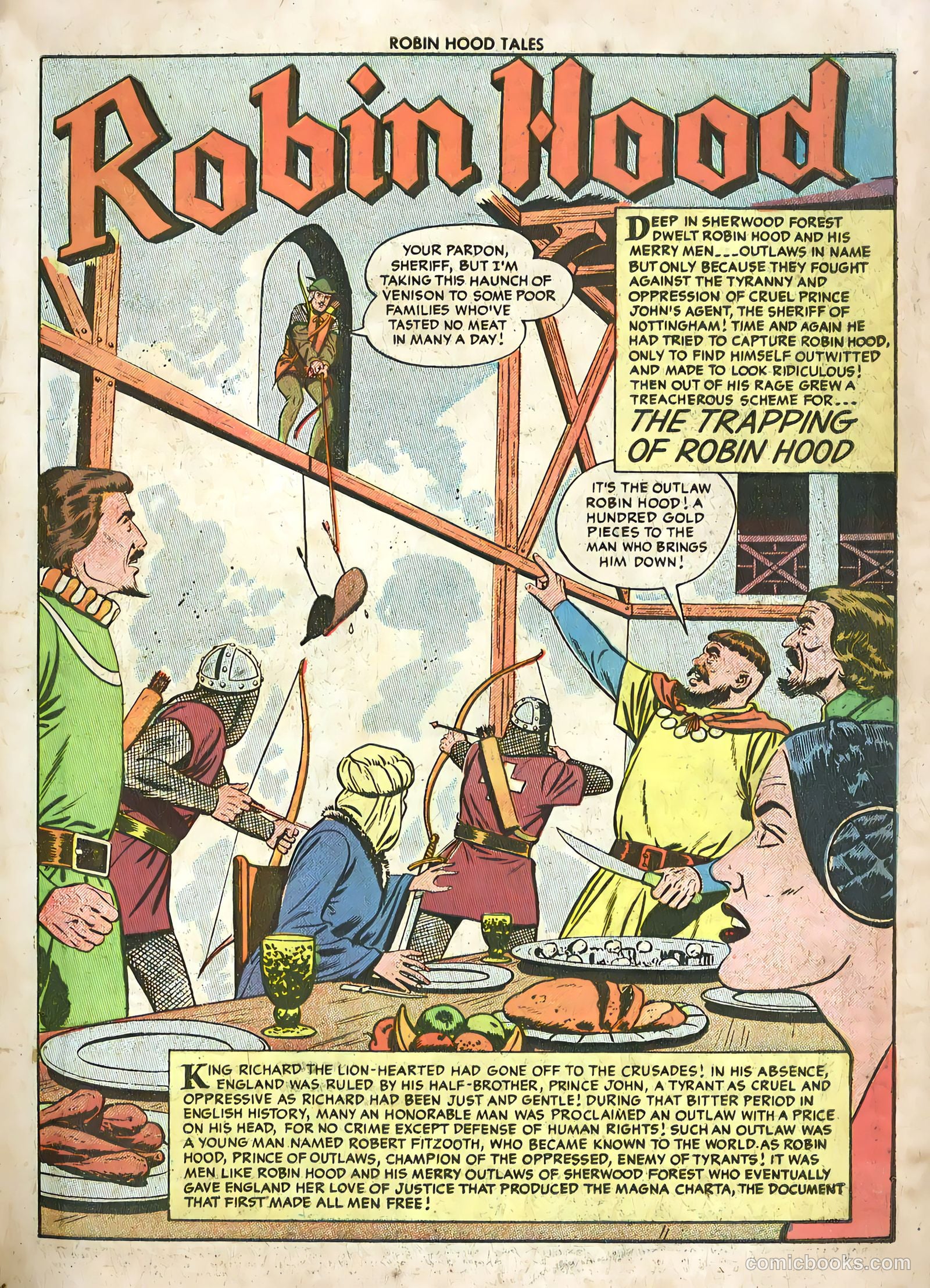 Robin Hood Tales #1 (1956) — page 3 of 36