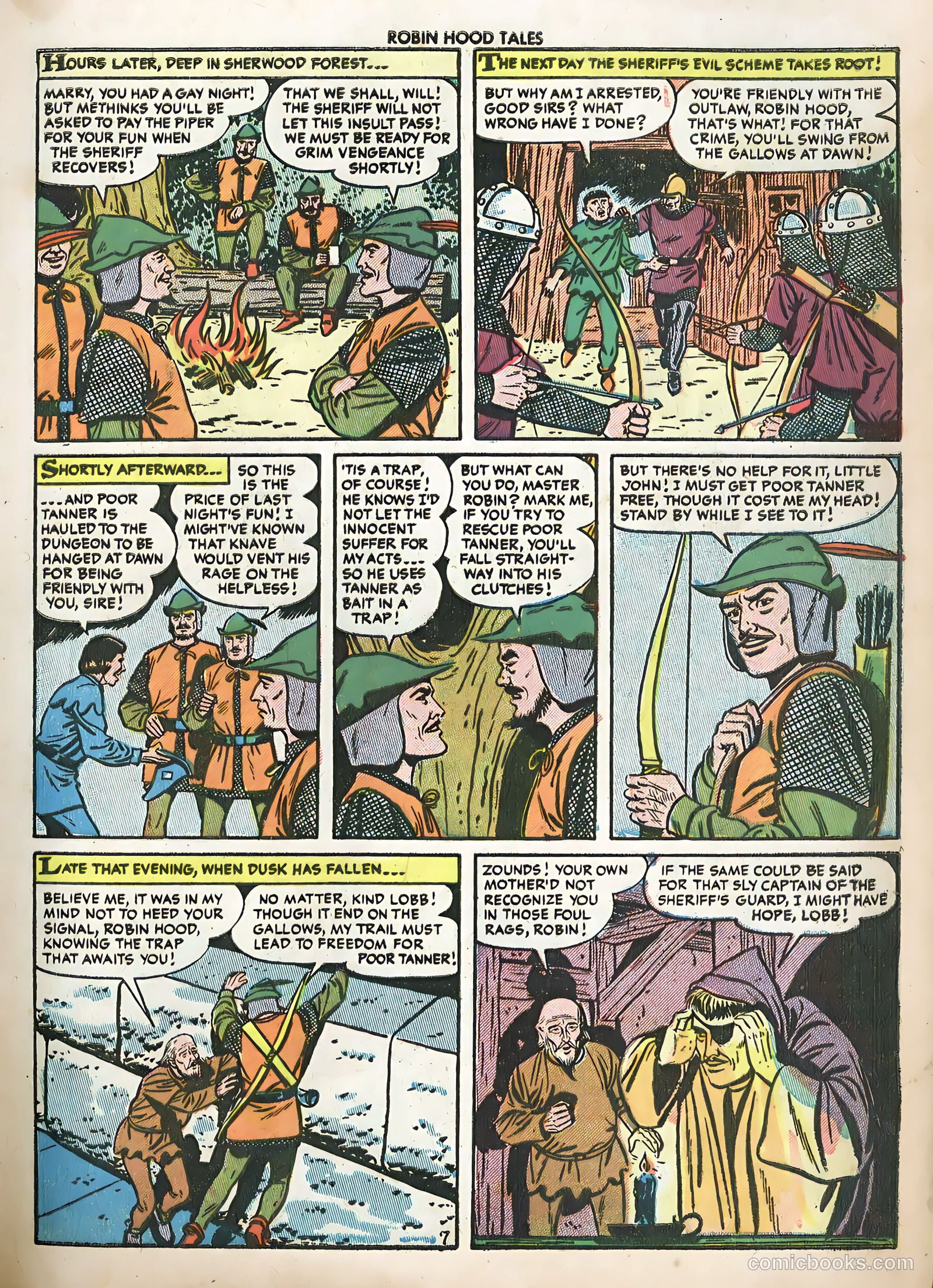 Robin Hood Tales #1 (1956) — page 9 of 36