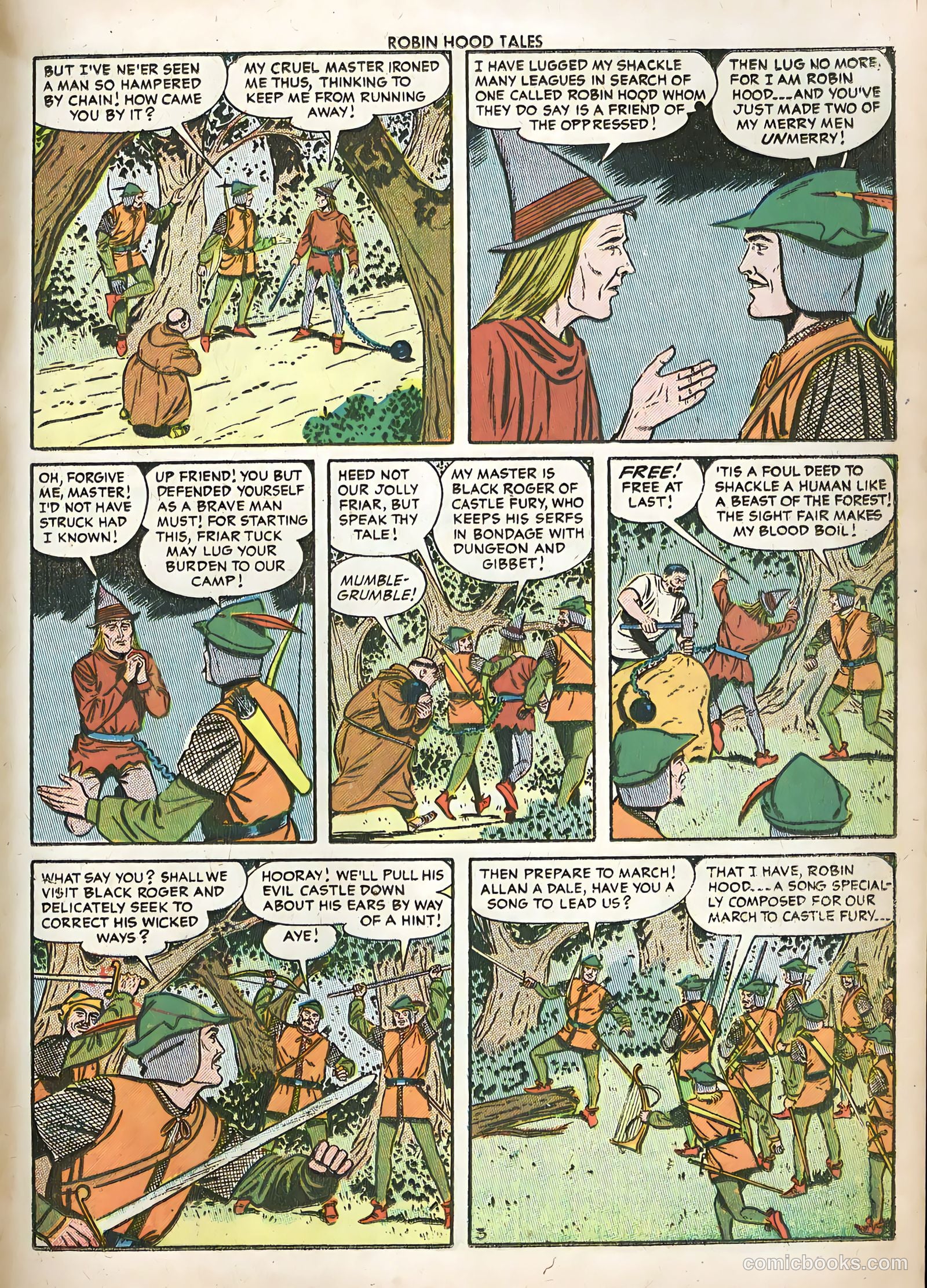 Robin Hood Tales #1 (1956) — page 21 of 36