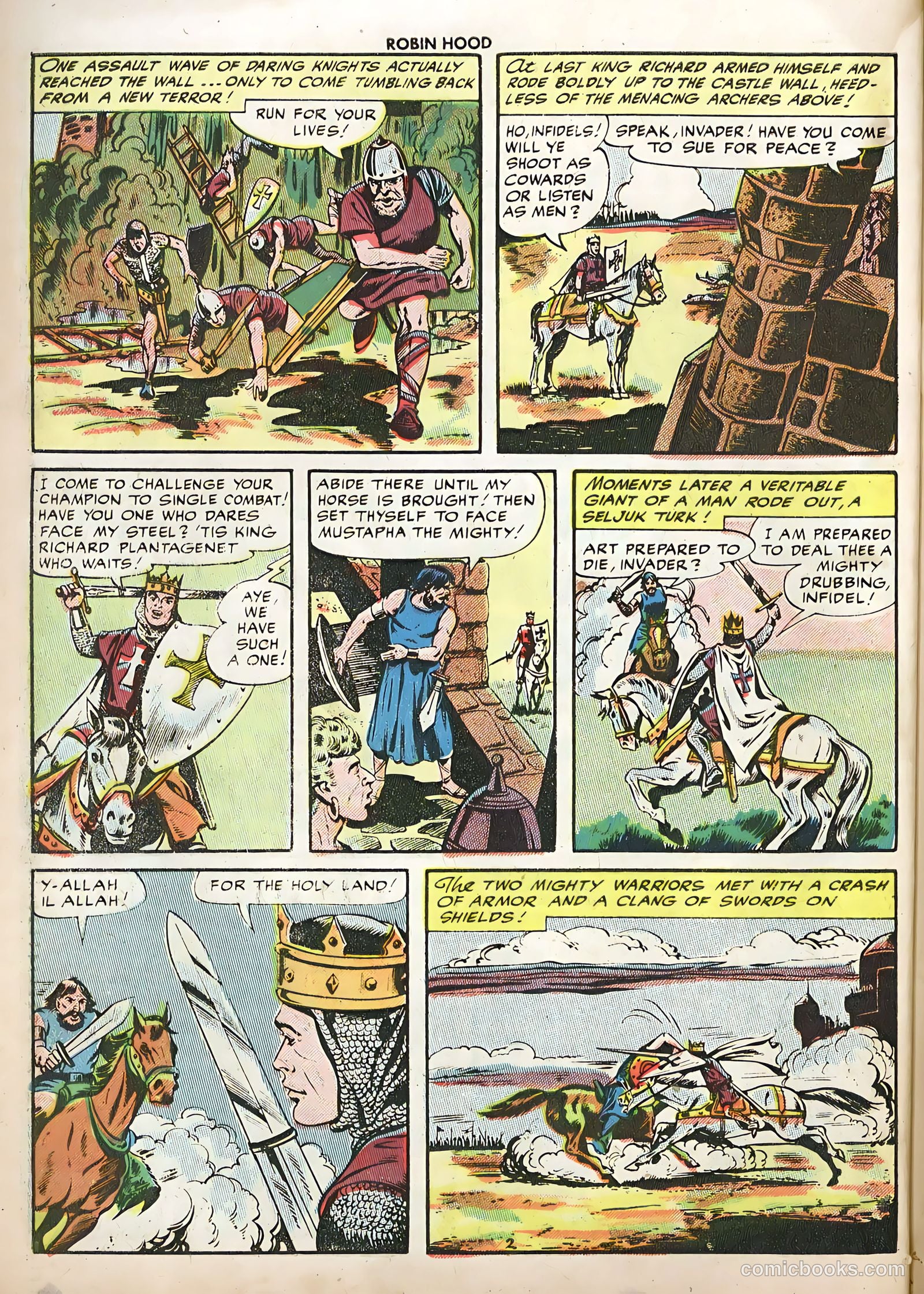 Robin Hood Tales #1 (1956) — page 30 of 36