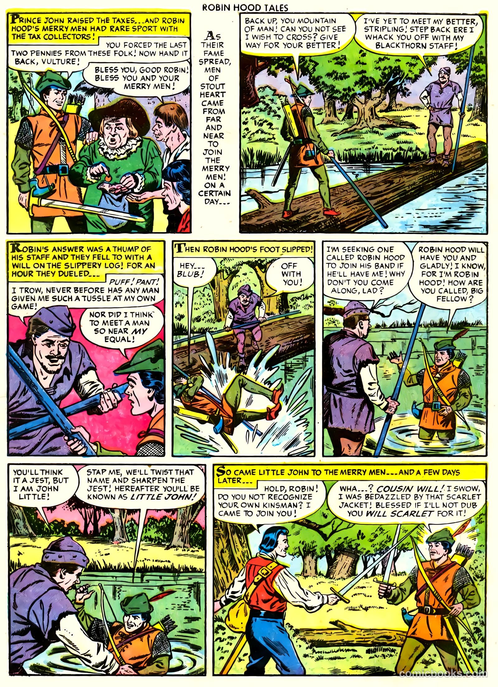 Robin Hood Tales #2 (1956) — page 8 of 36
