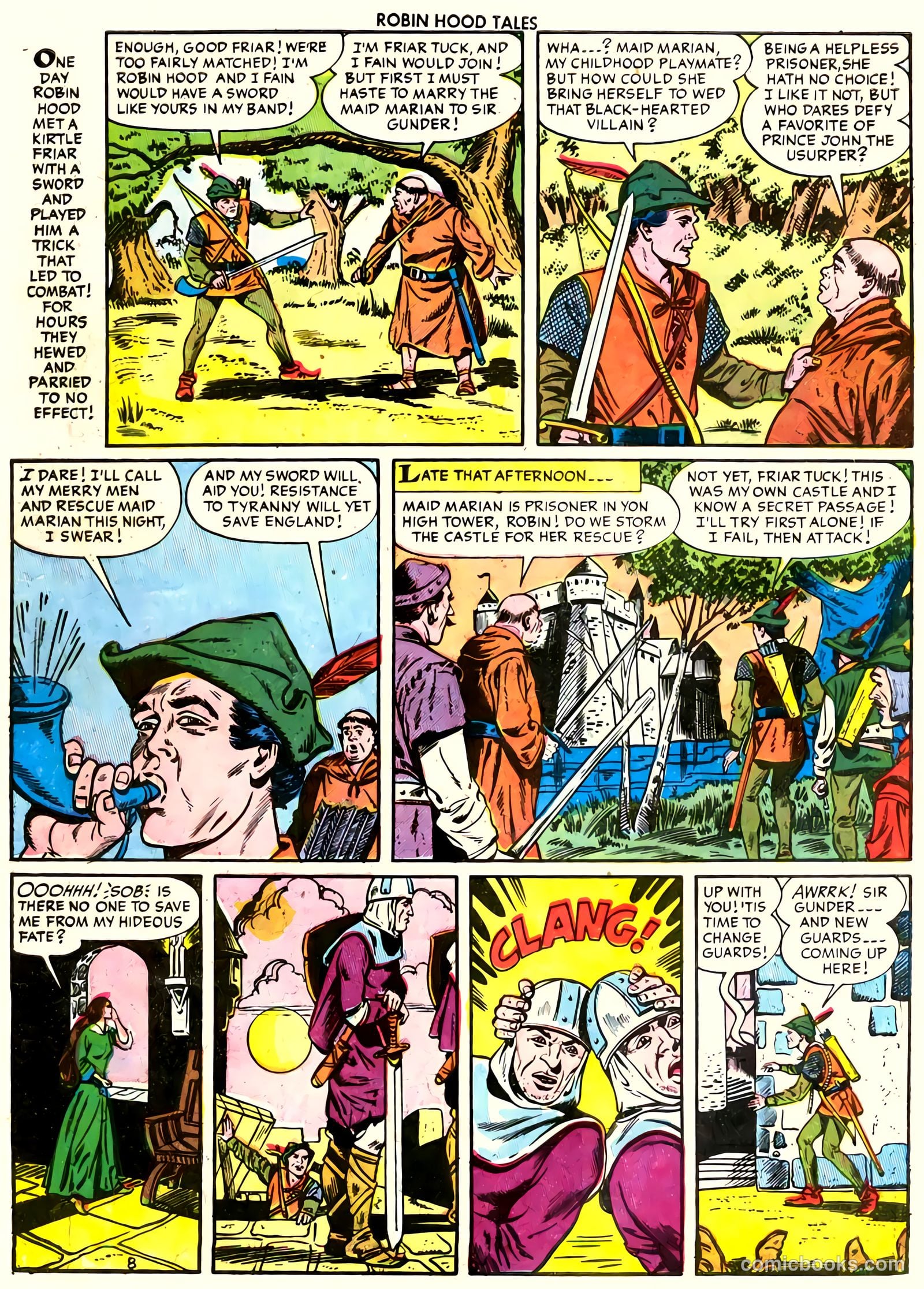 Robin Hood Tales #2 (1956) — page 10 of 35