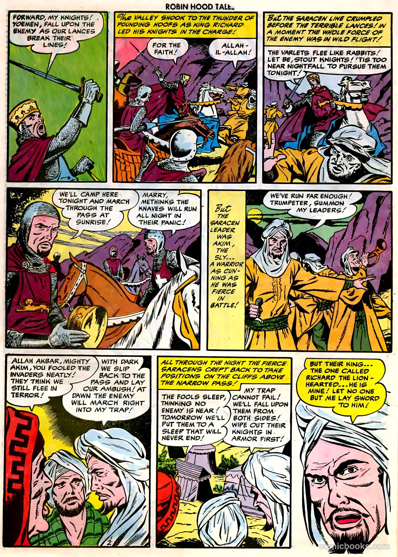 Robin Hood Tales #2 (1956) — page 30 of 35