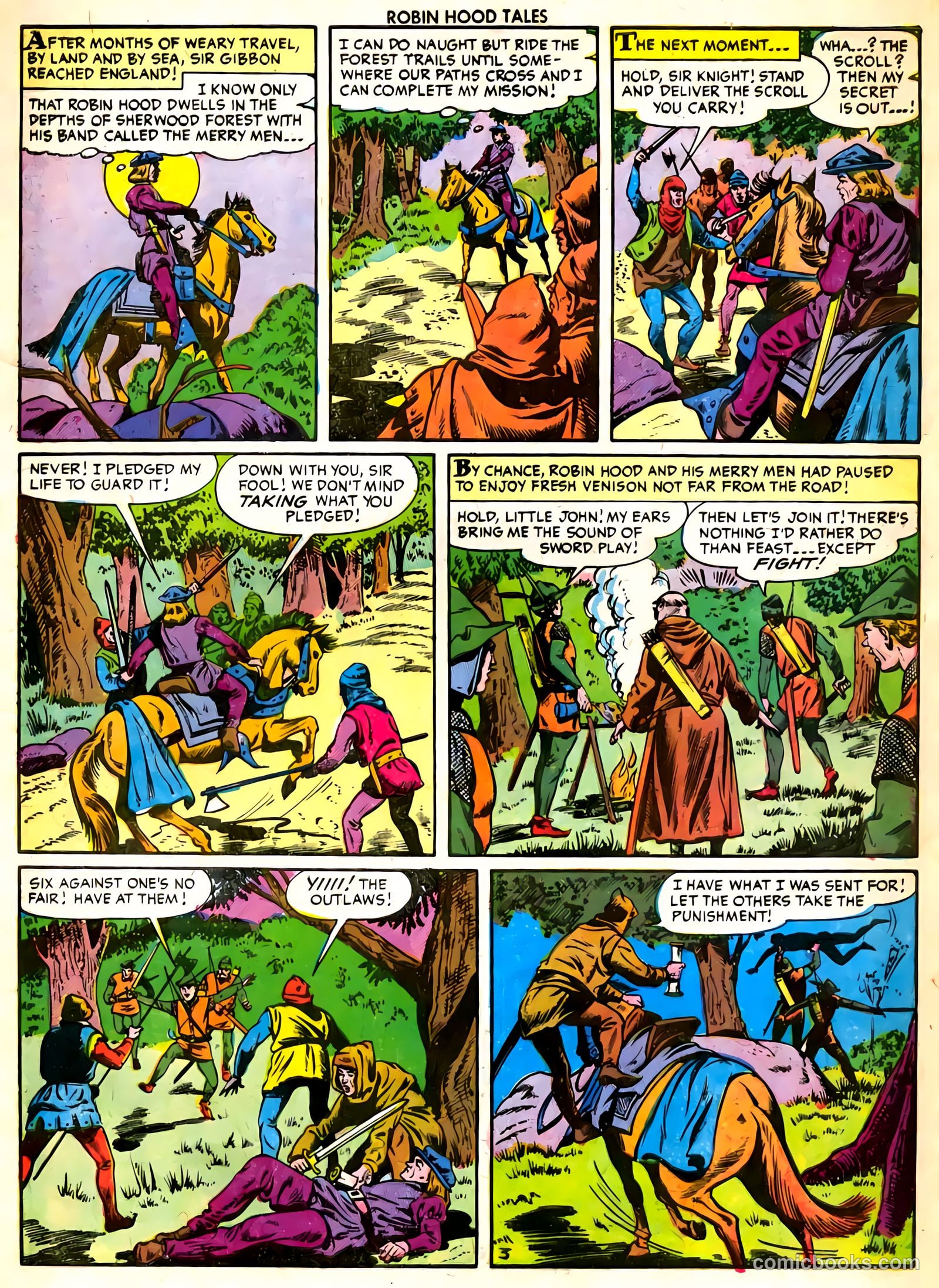 Robin Hood Tales #3 (1956) — page 5 of 36