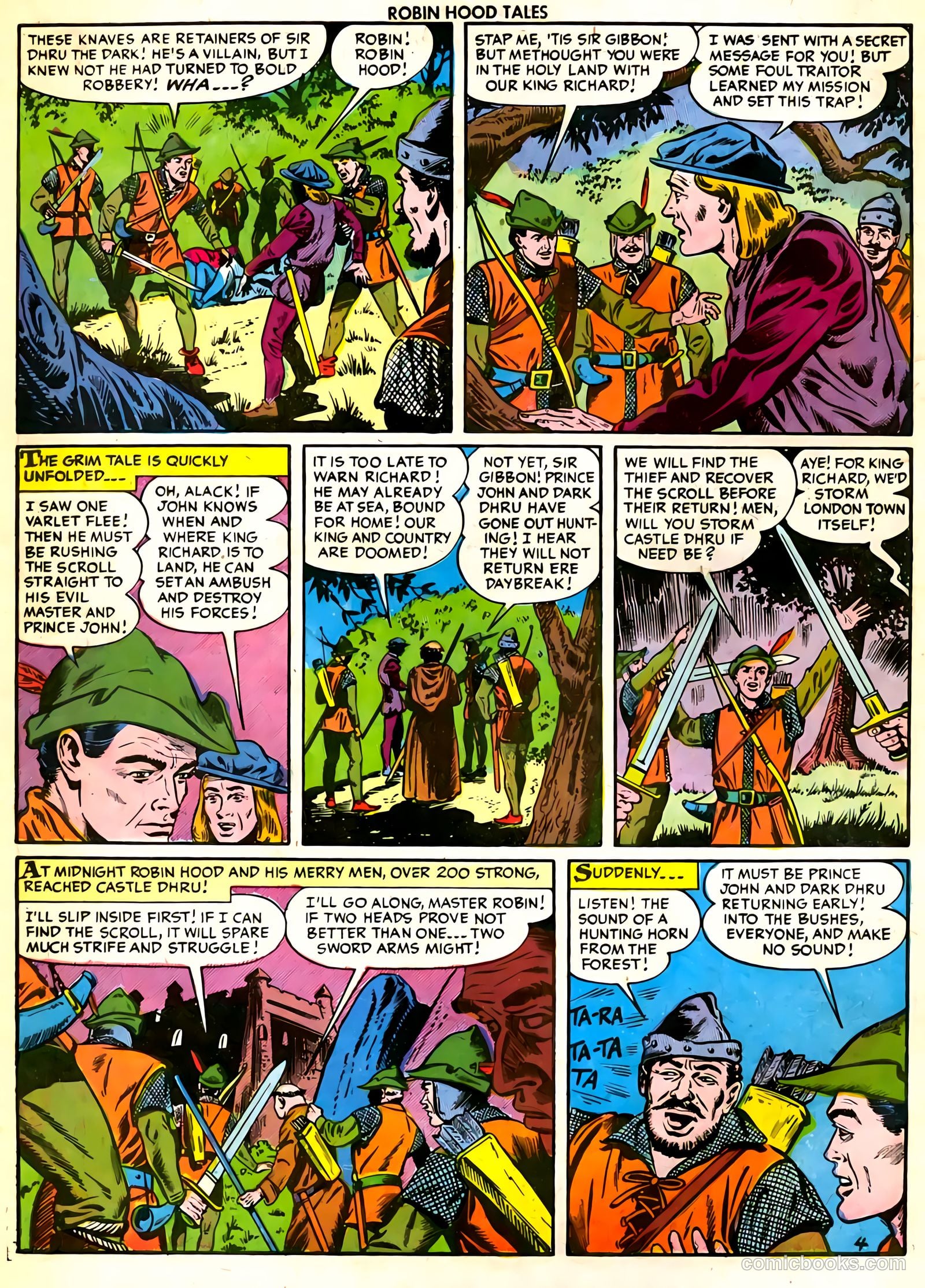 Robin Hood Tales #3 (1956) — page 6 of 36