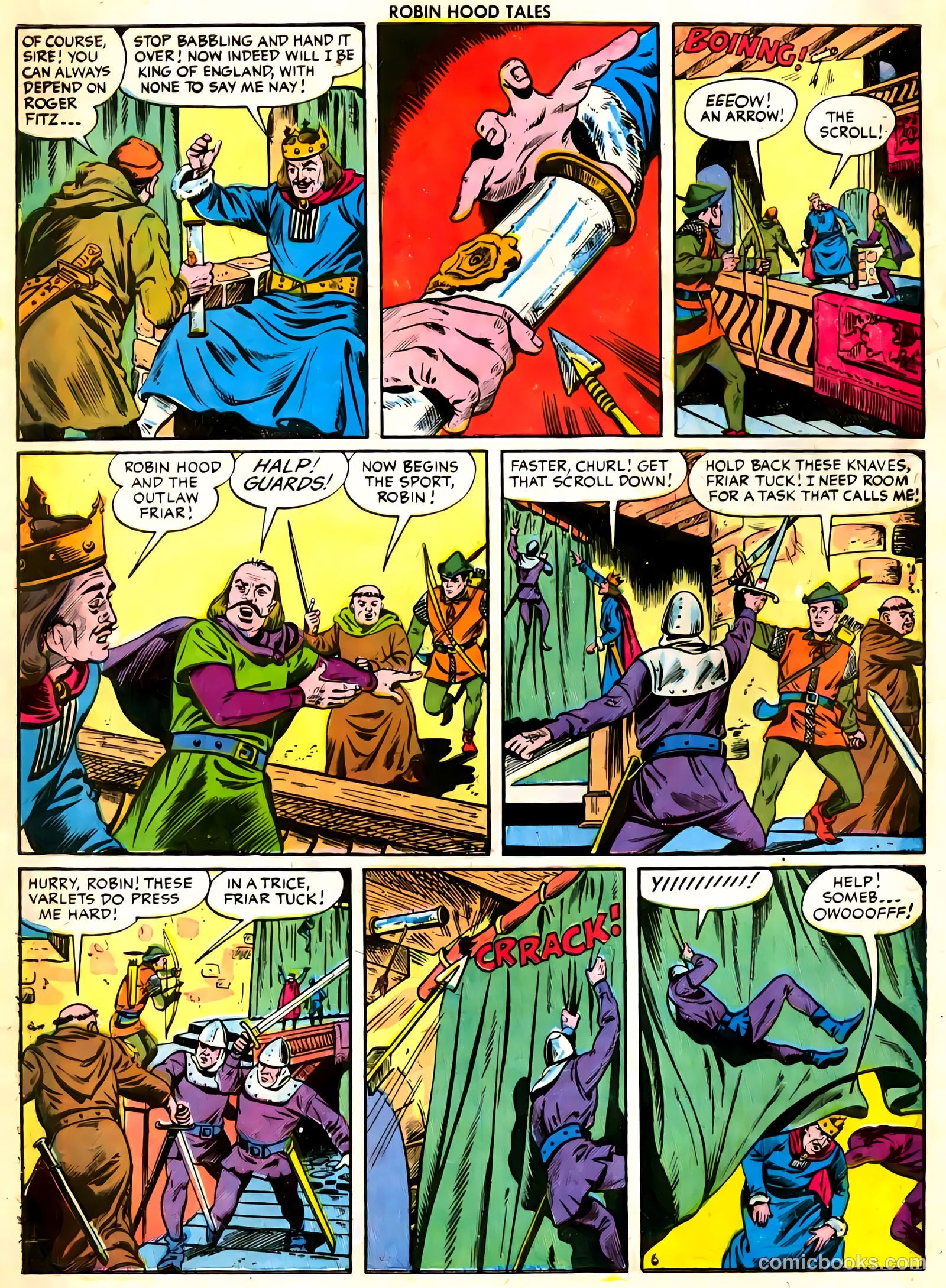 Robin Hood Tales #3 (1956) — page 8 of 36