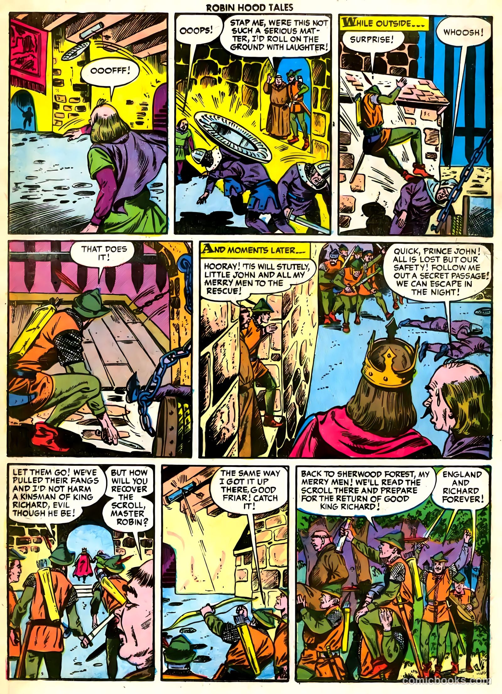 Robin Hood Tales #3 (1956) — page 12 of 36
