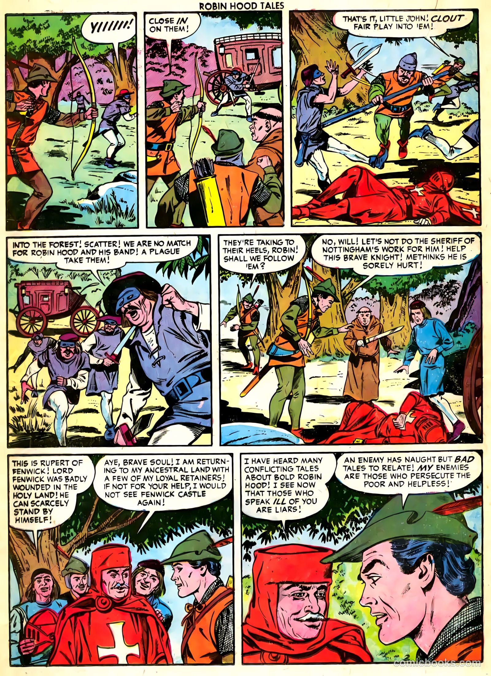 Robin Hood Tales #3 (1956) — page 20 of 36