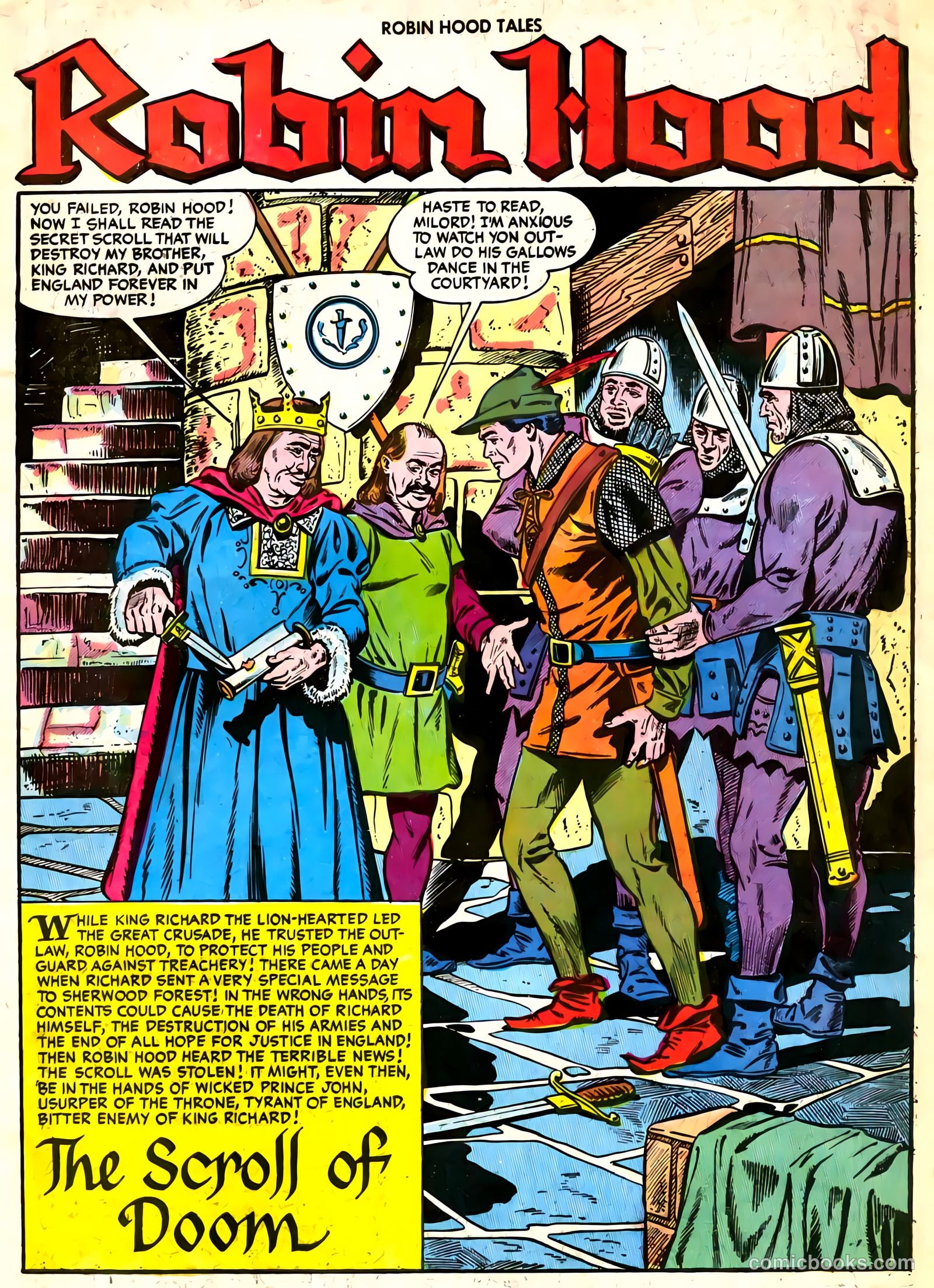 Robin Hood Tales #3 (1956) — page 3 of 36