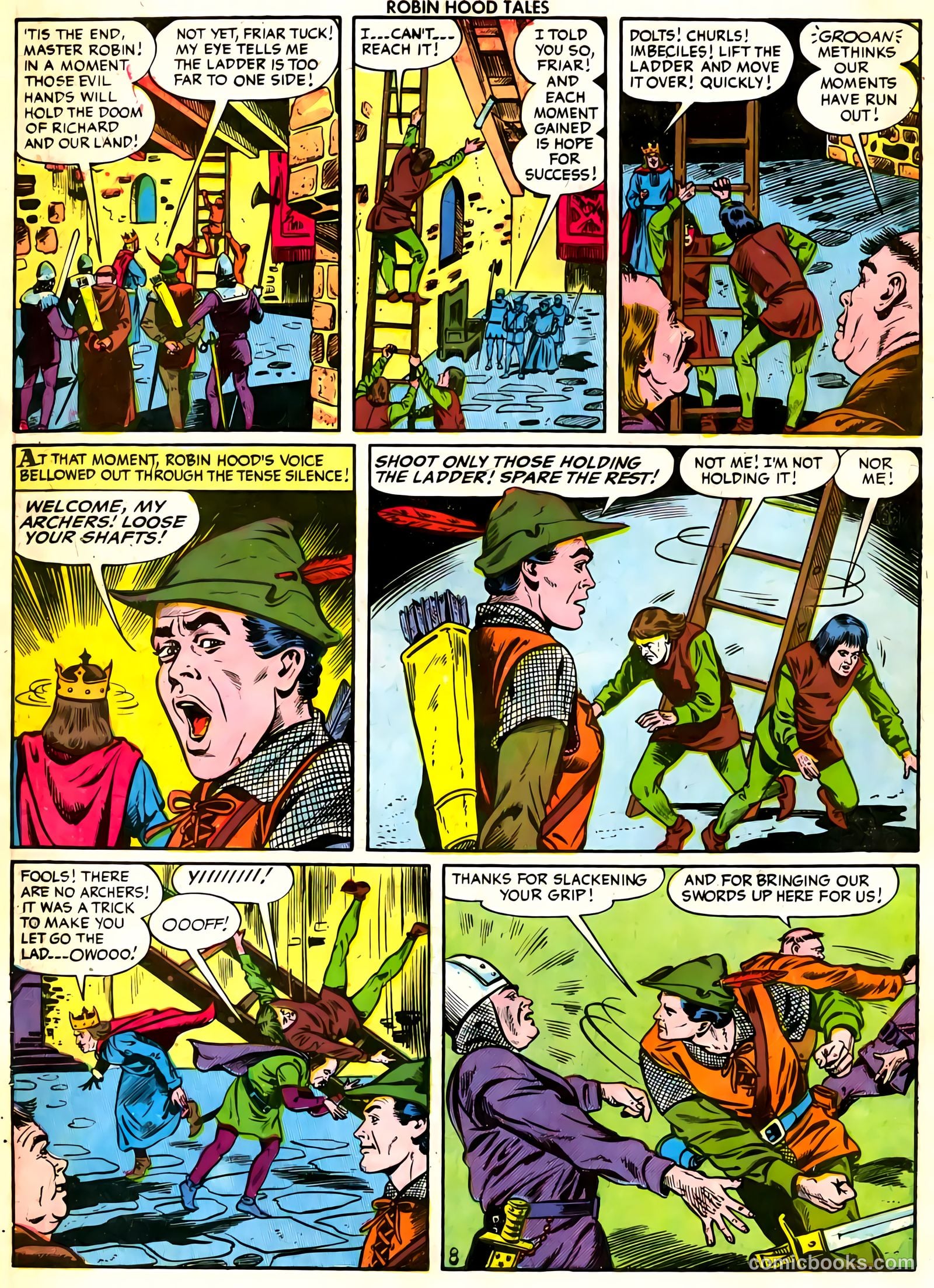 Robin Hood Tales #3 (1956) — page 10 of 36