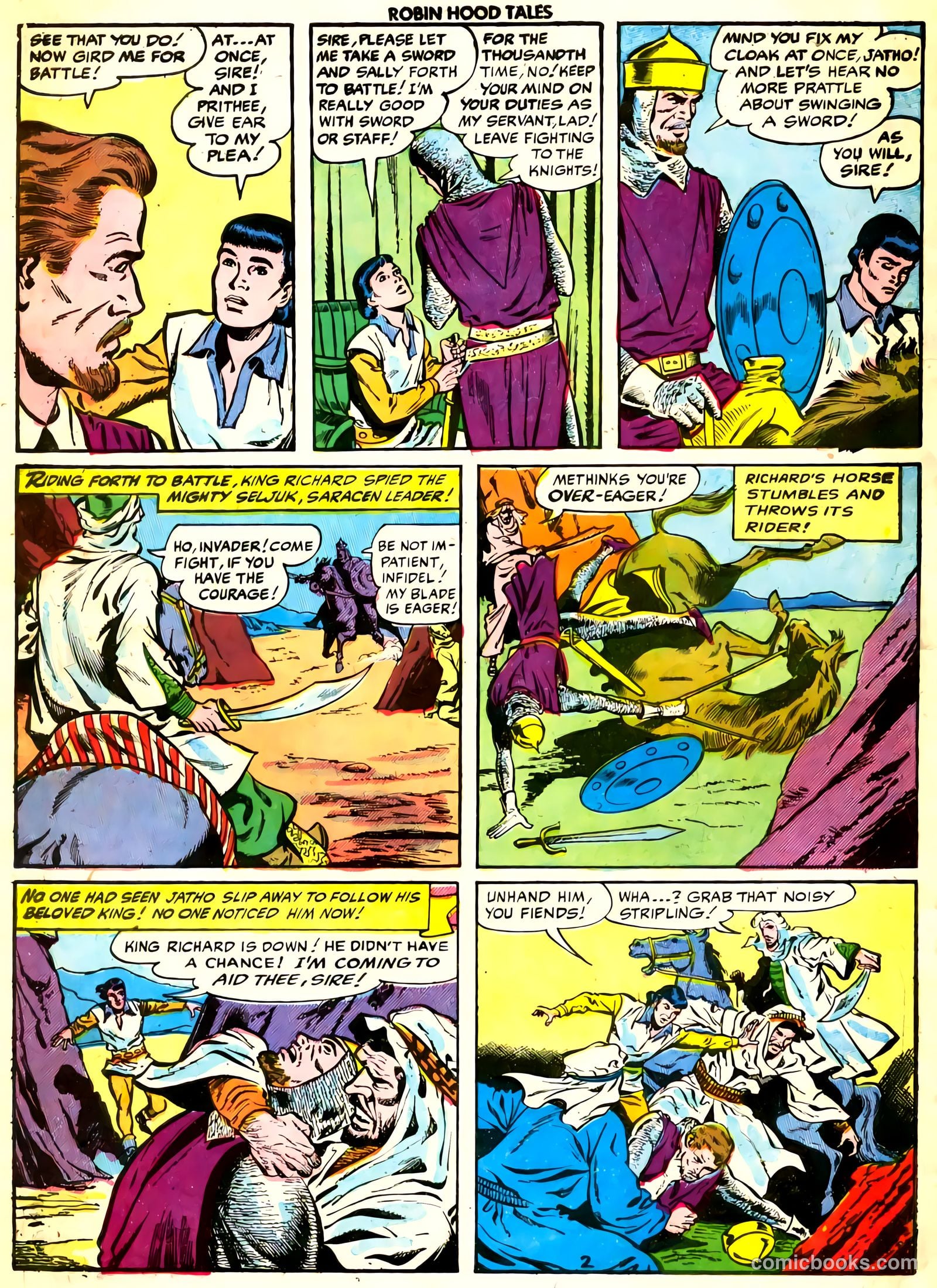 Robin Hood Tales #3 (1956) — page 30 of 36