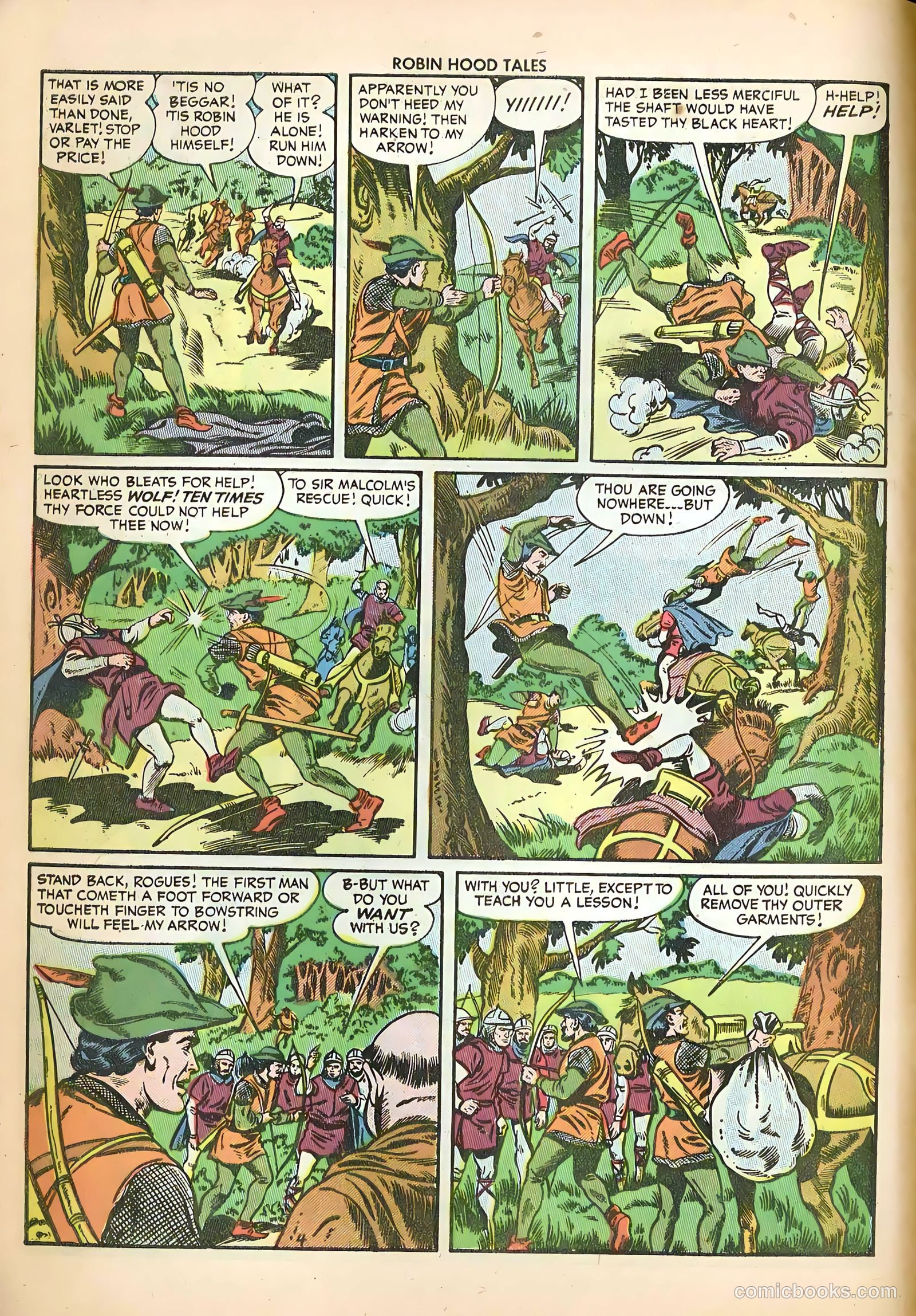 Robin Hood Tales #4 (1956) — page 6 of 36