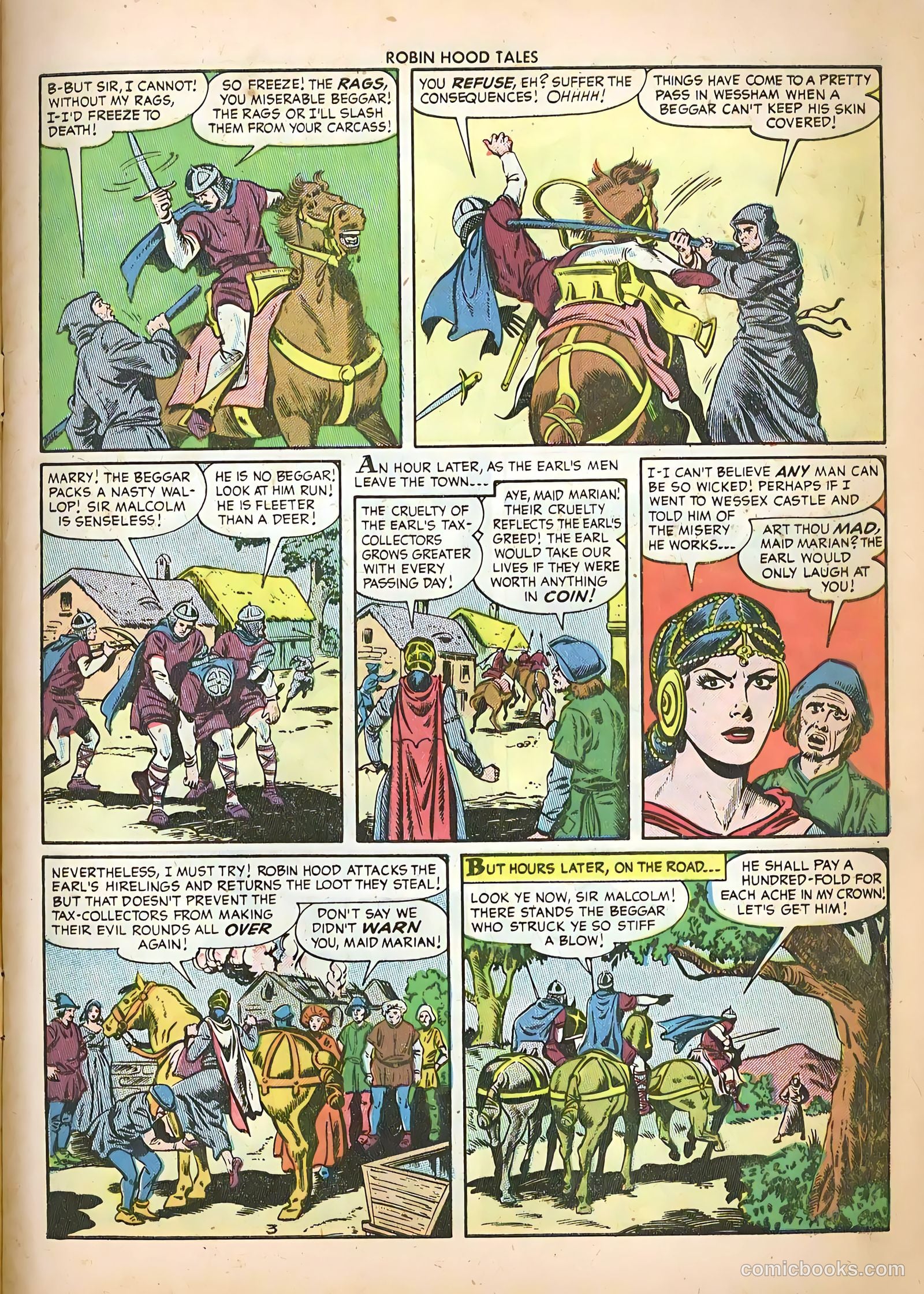 Robin Hood Tales #4 (1956) — page 5 of 36