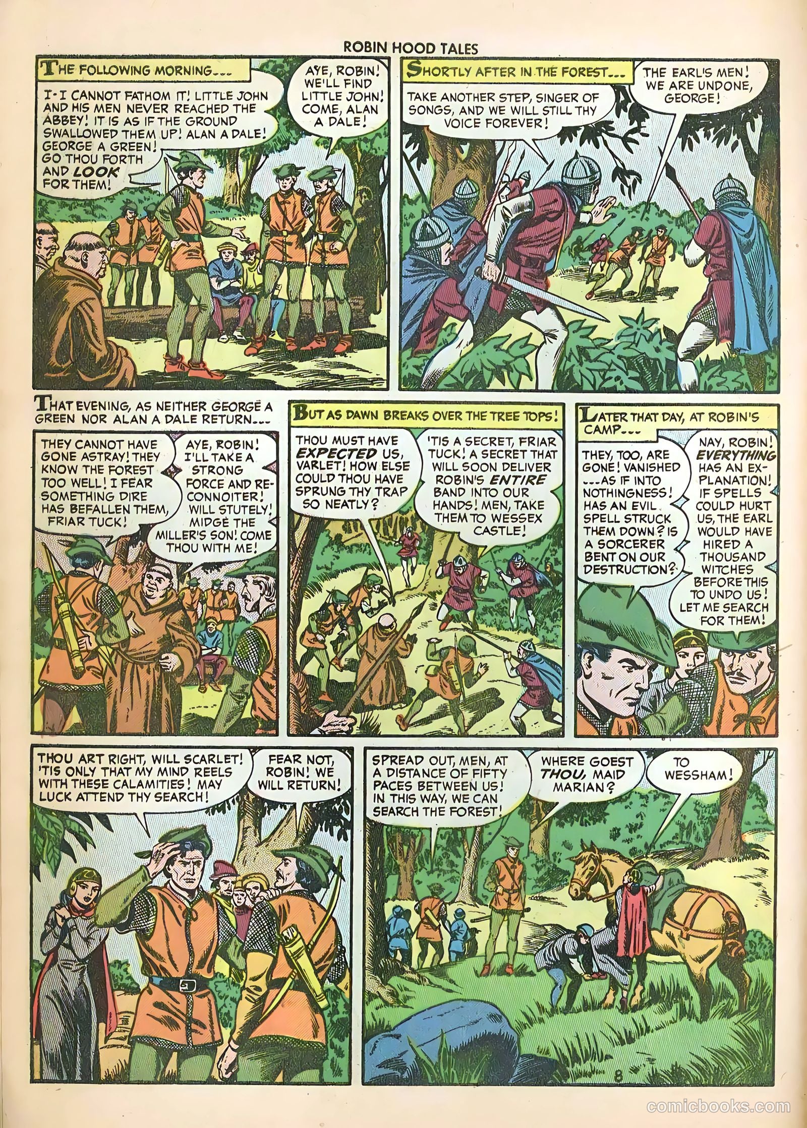 Robin Hood Tales #4 (1956) — page 10 of 36