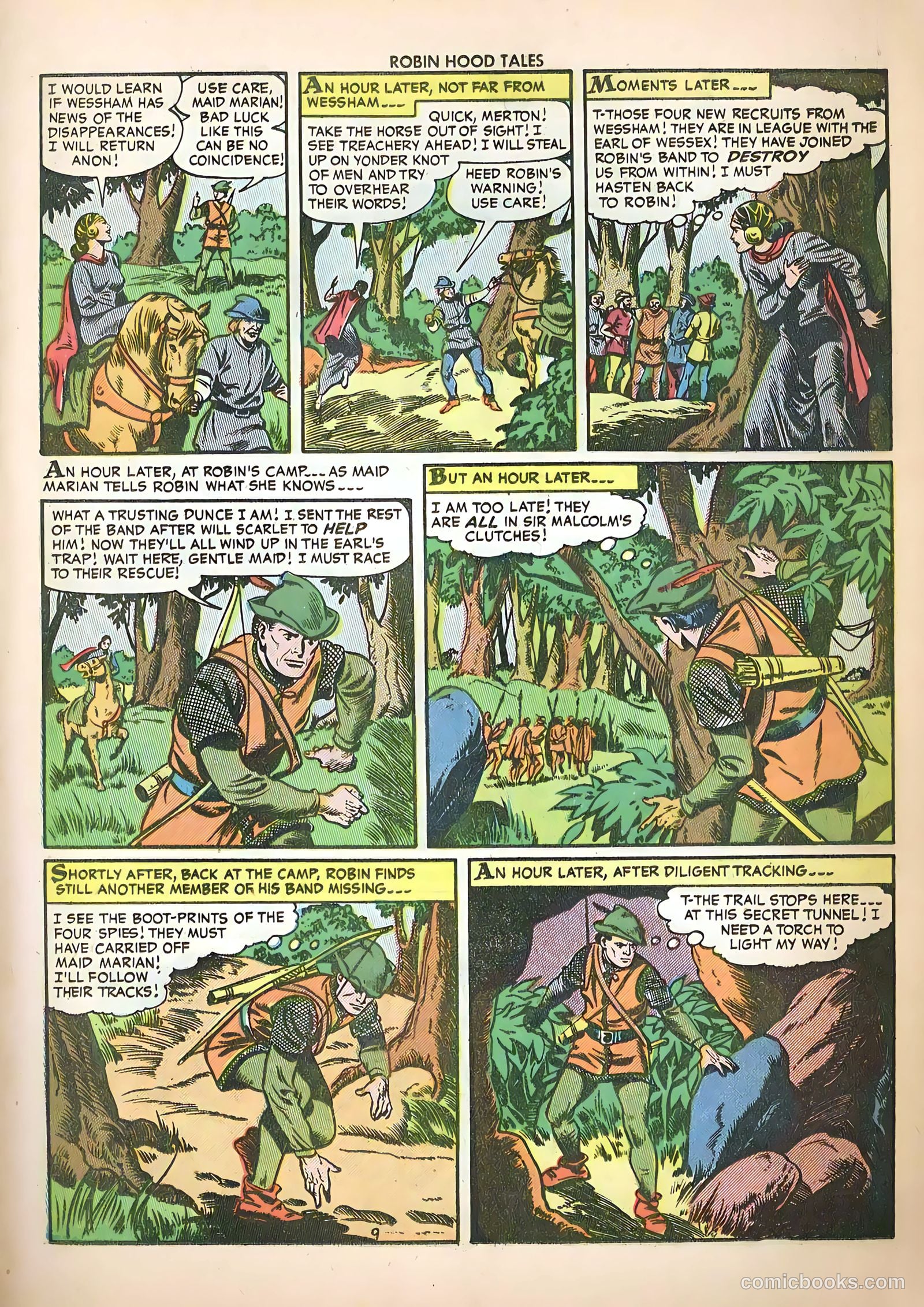 Robin Hood Tales #4 (1956) — page 11 of 36
