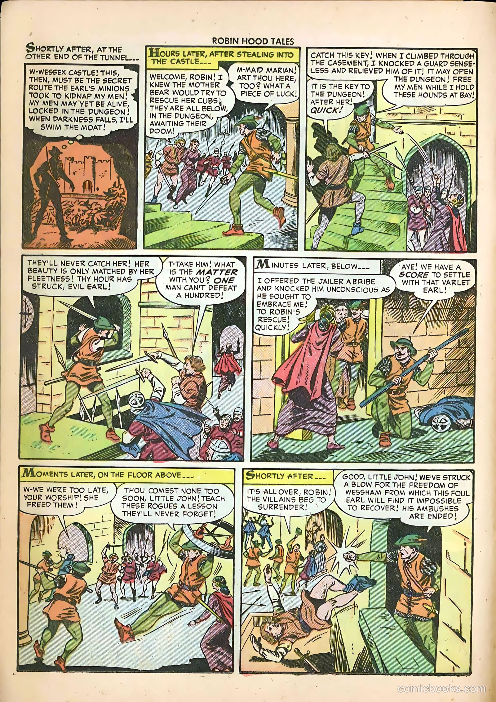 Robin Hood Tales #4 (1956) — page 12 of 36