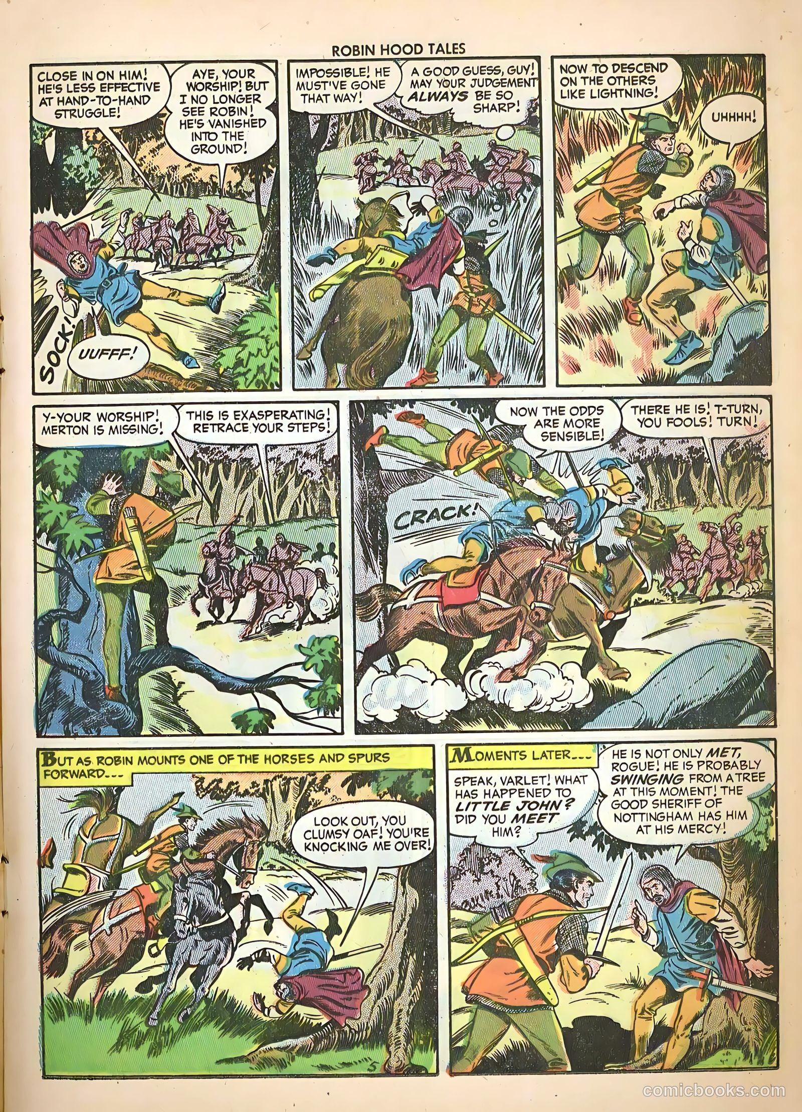 Robin Hood Tales #4 (1956) — page 17 of 36